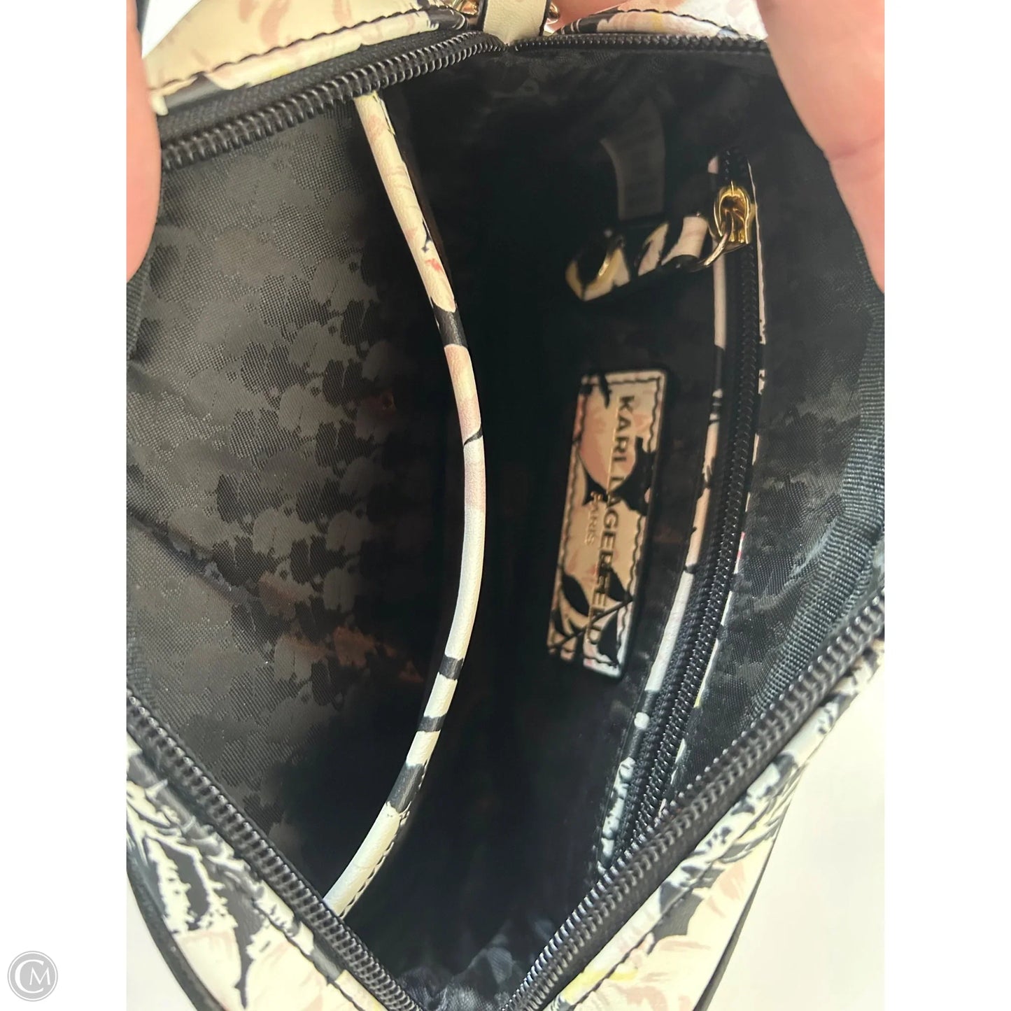 Crossbody Designer By Karl Lagerfeld, Size: Small