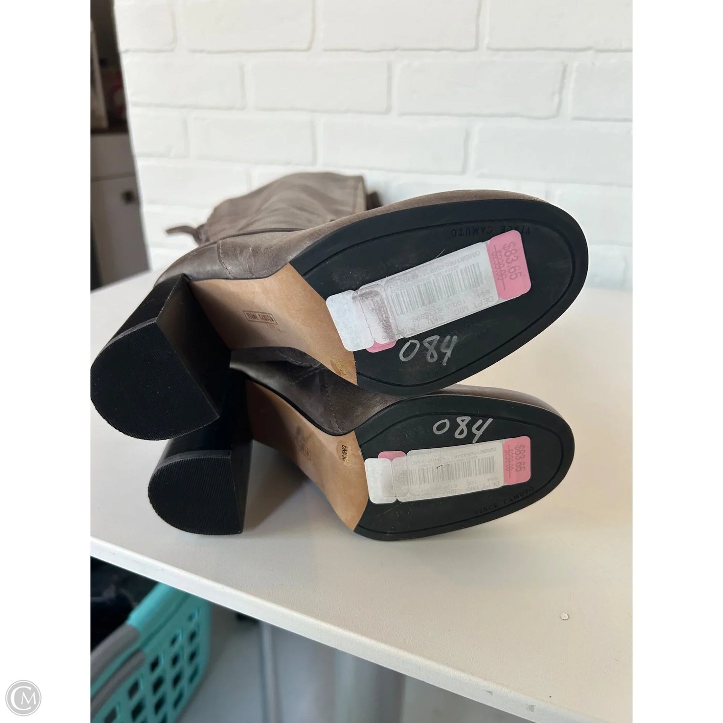 Boots Over-the-knee Heels By Vince Camuto In Brown, Size: 6