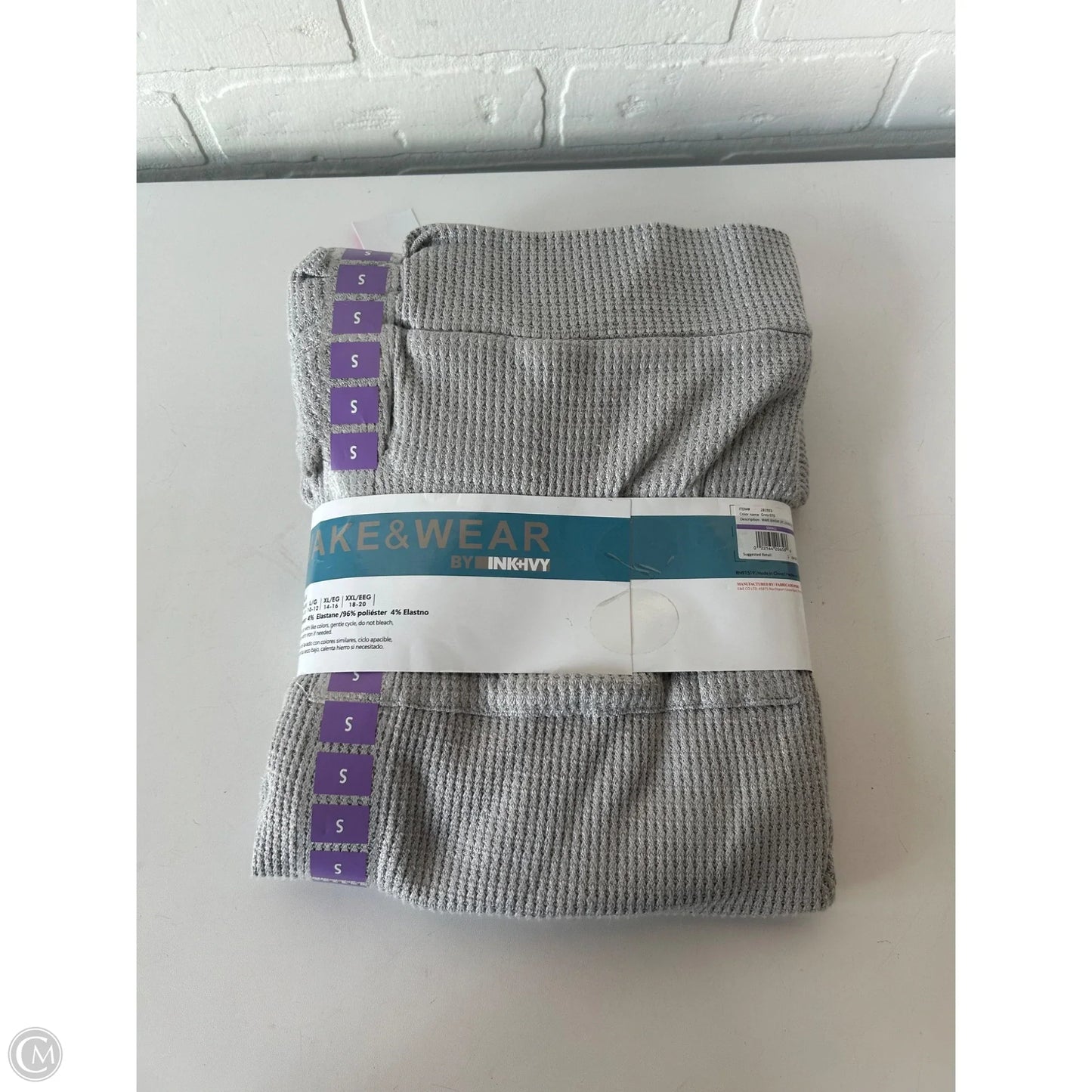 Lounge Set Pants By Clothes Mentor In Grey, Size: S