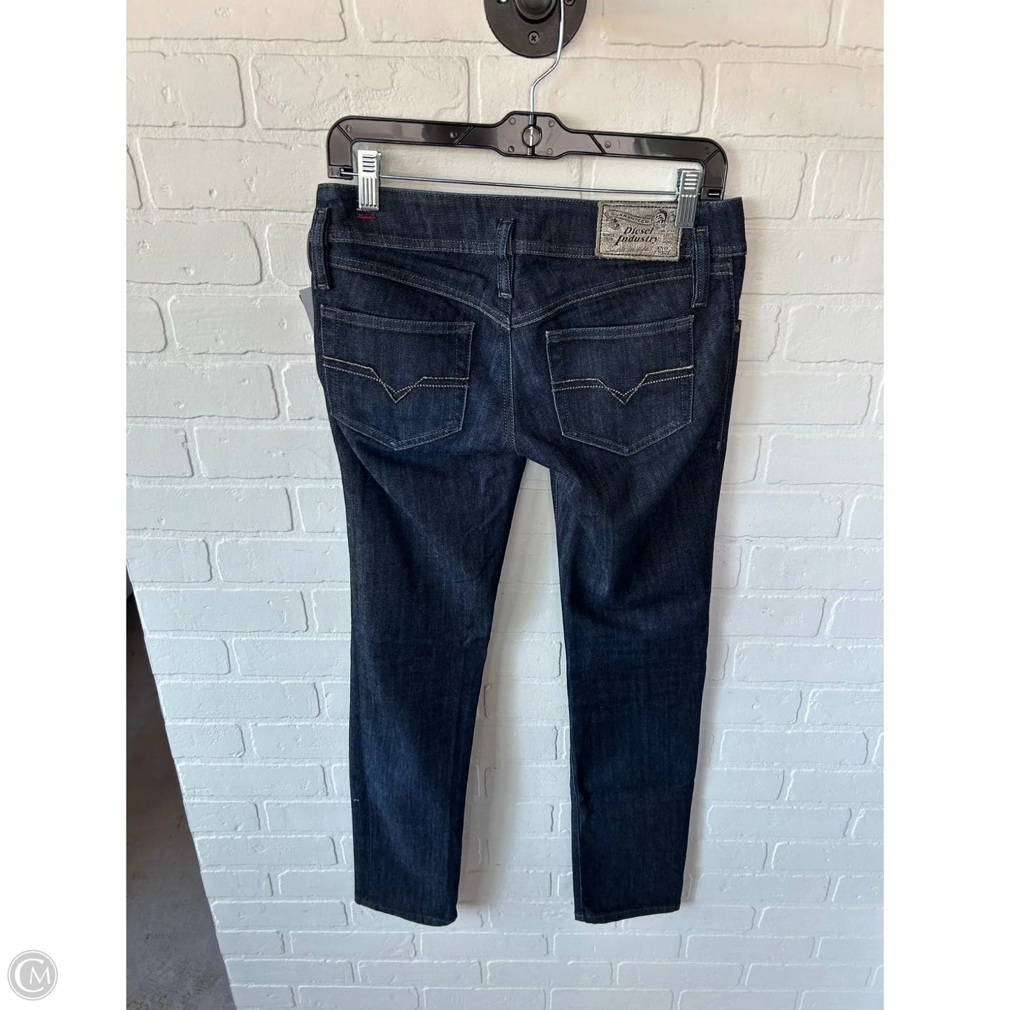 Jeans Straight By Diesel In Blue Denim, Size: 2