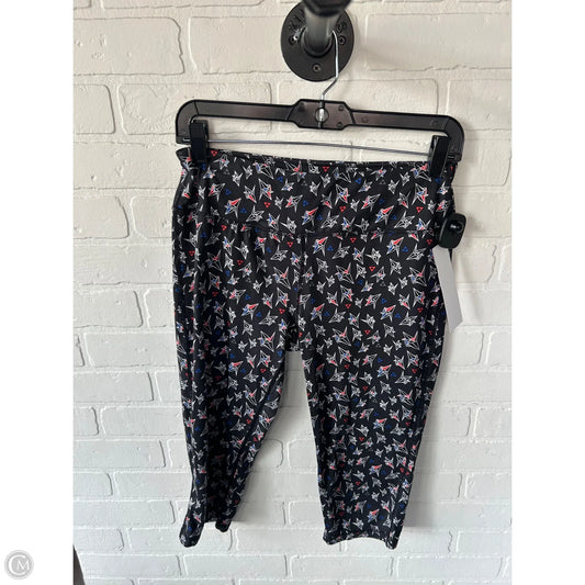 Athletic Capris By Sweaty Betty In Black & Red, Size: 10