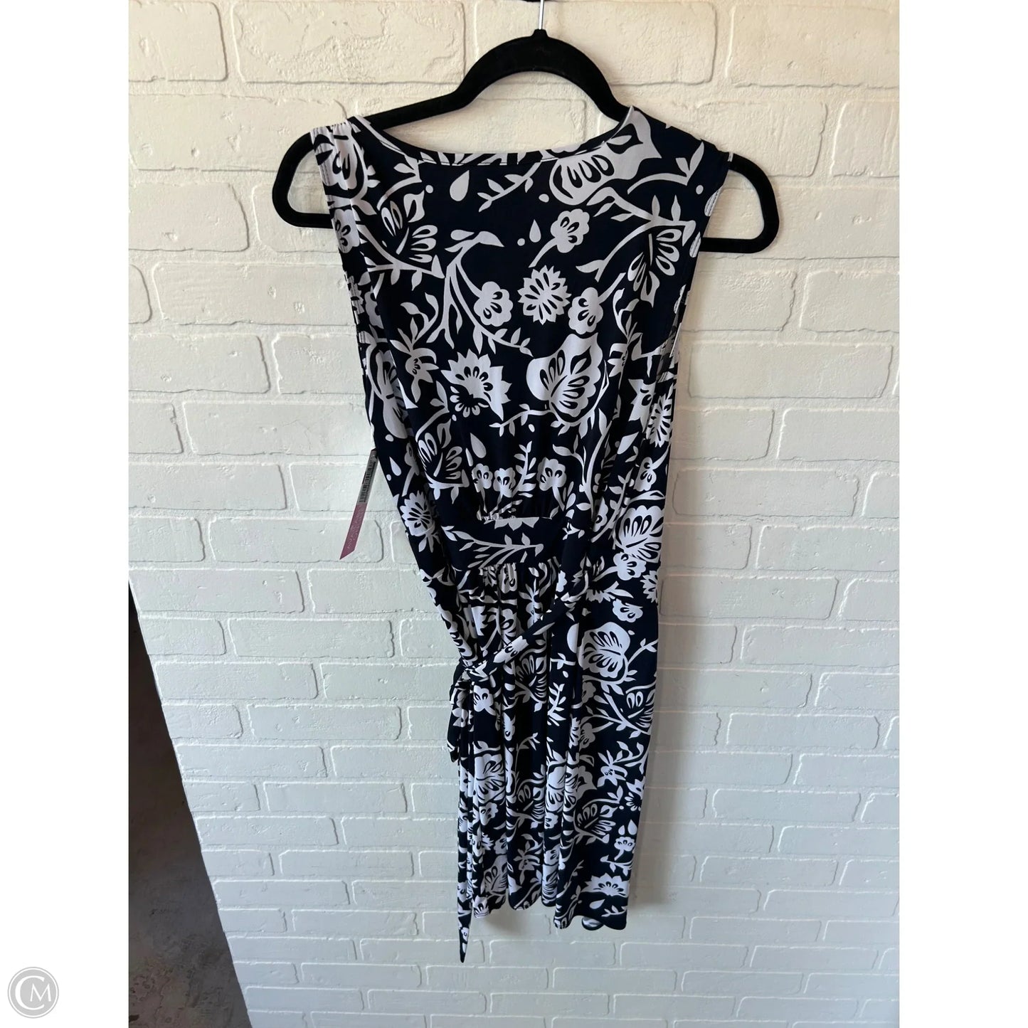 Dress Work By Tommy Hilfiger In Blue & White, Size: S