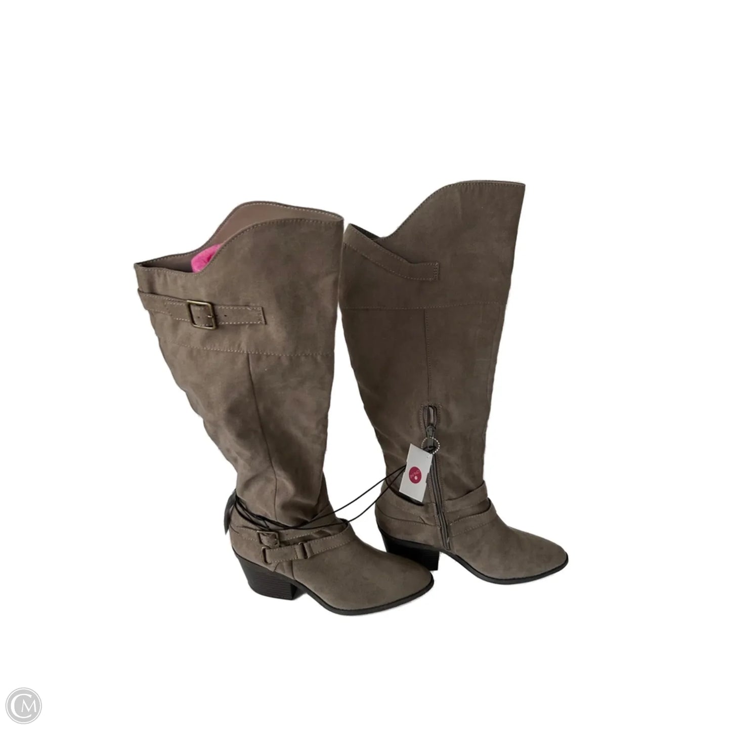 Boots Knee Heels By Maurices In Brown, Size: 7.5