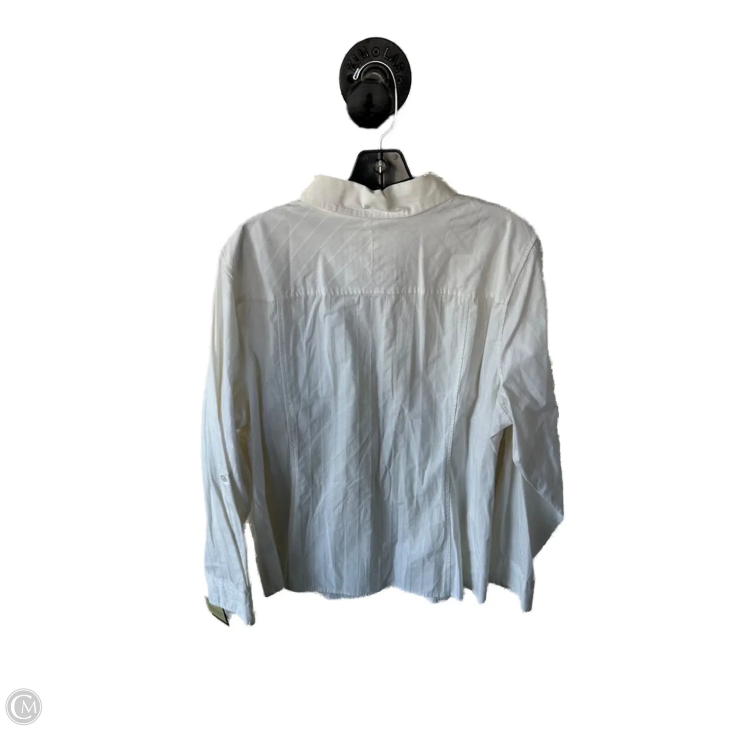Top Long Sleeve By Sonoma In Ivory, Size: 1x