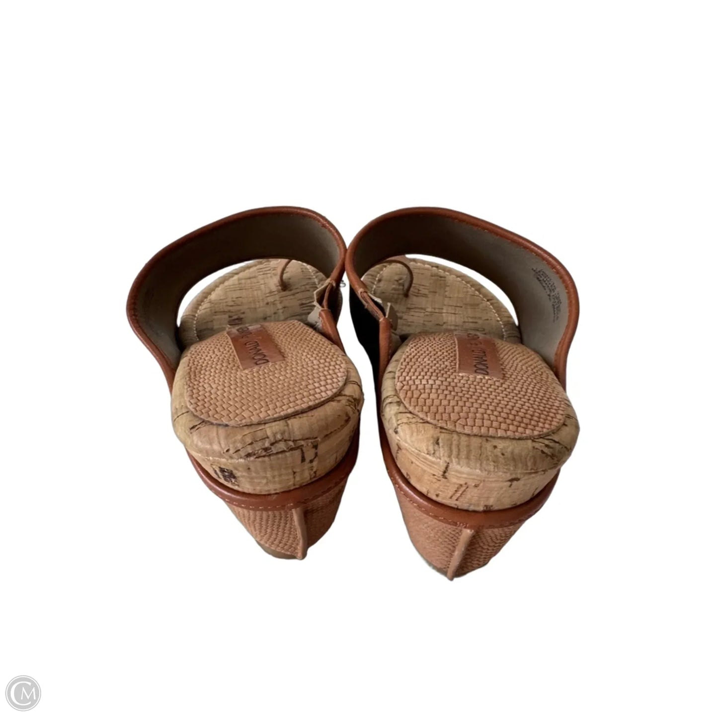 Sandals Heels Wedge By Donald Pliner In Brown, Size: 7.5