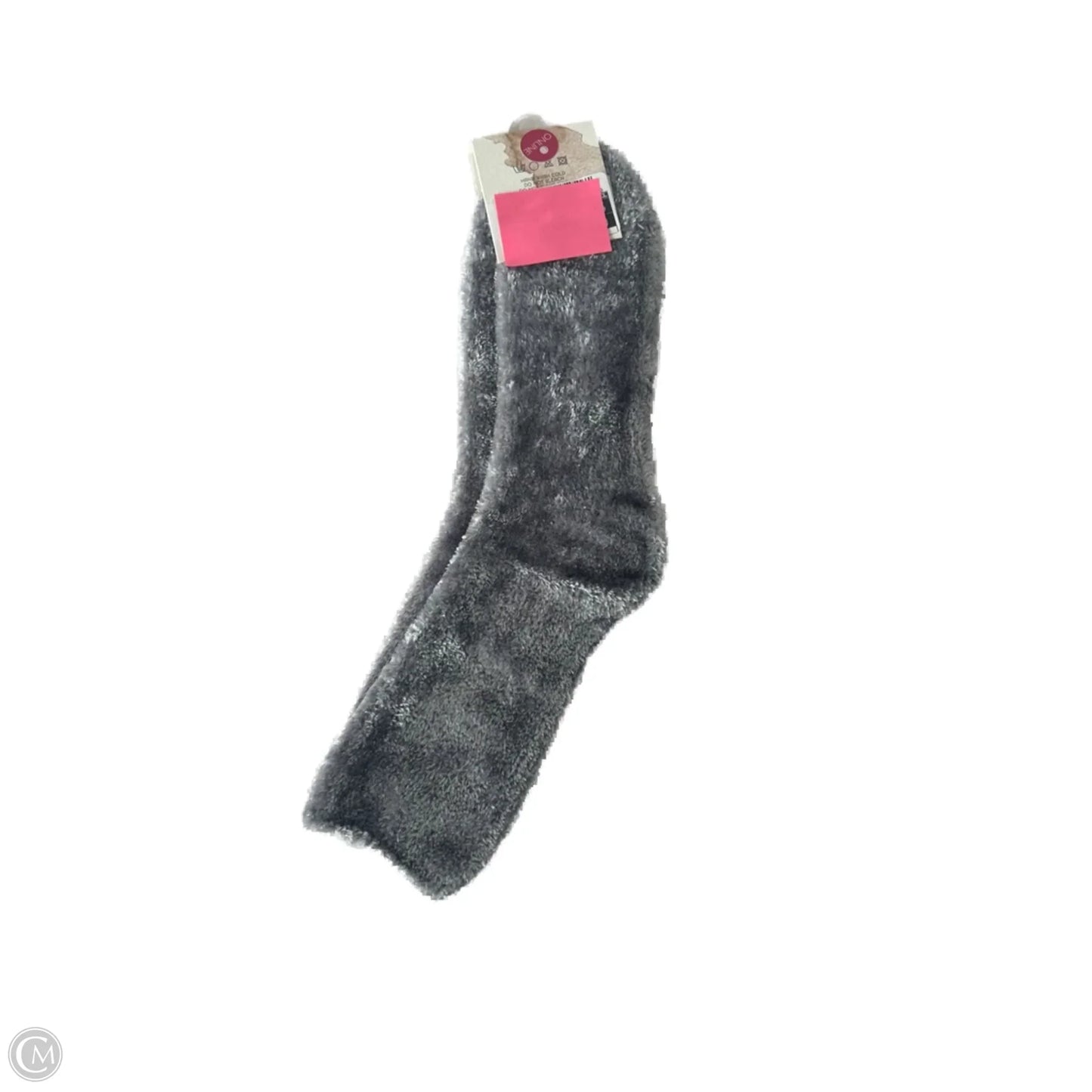 Socks By Clothes Mentor In Grey, Size: Osfm