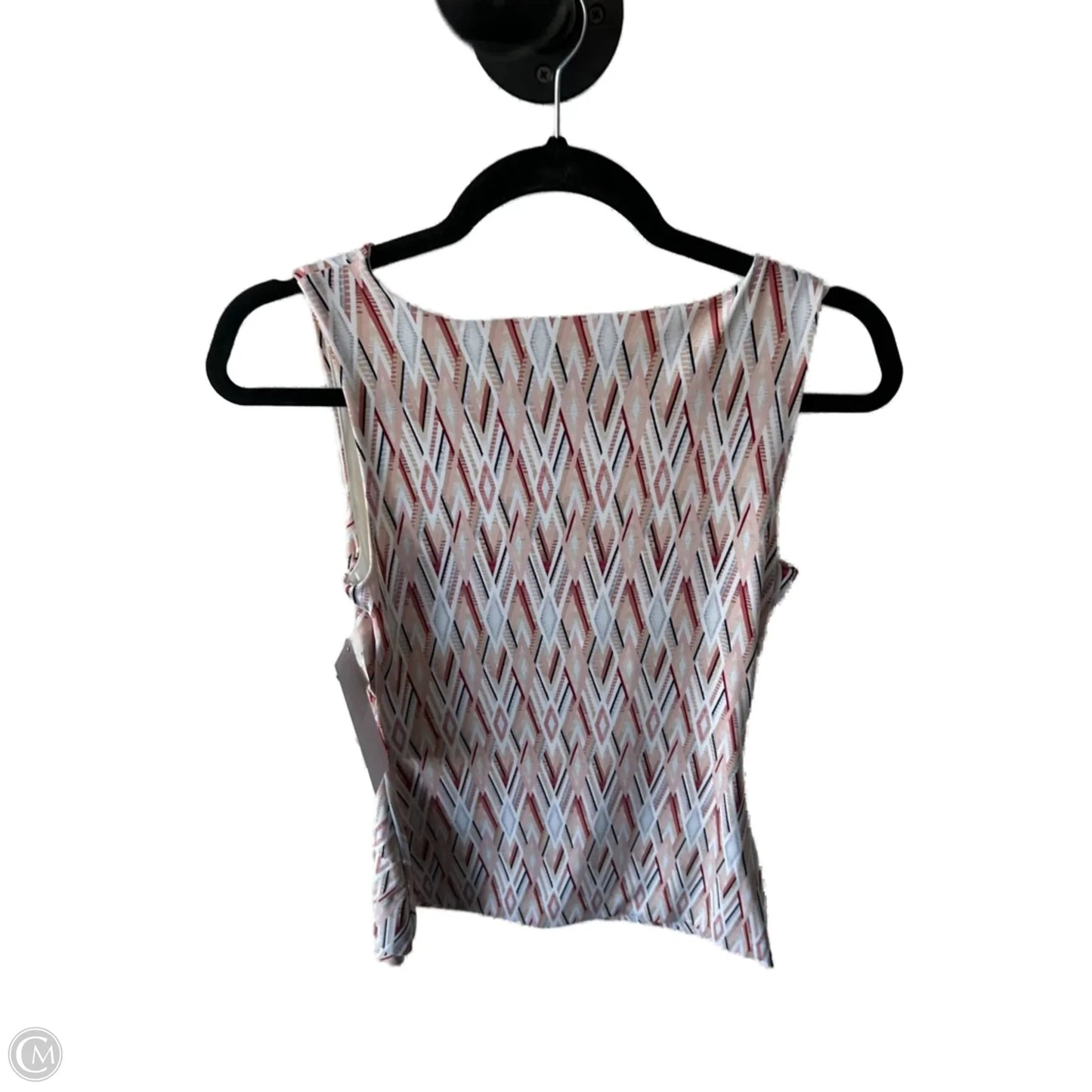 Top Sleeveless By White House Black Market In Brown & White, Size: Xs