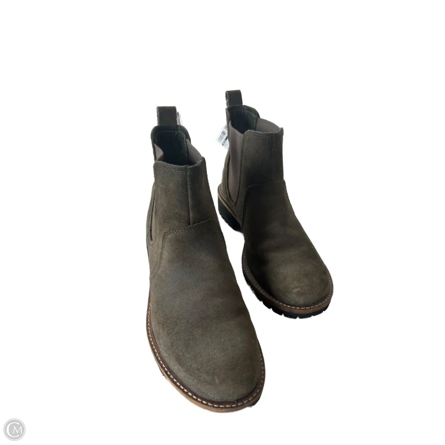 Boots Ankle Flats By Ecco In Green, Size: 7