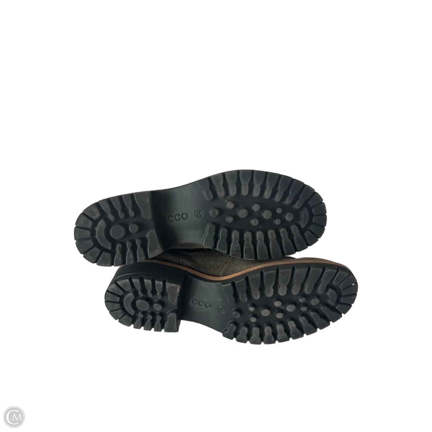Boots Ankle Flats By Ecco In Green, Size: 7