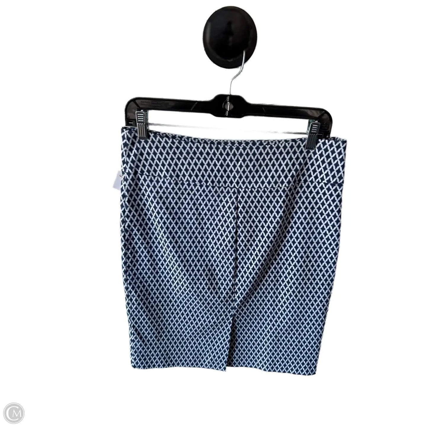 Skirt Mini & Short By Clothes Mentor In Blue & White, Size: 8