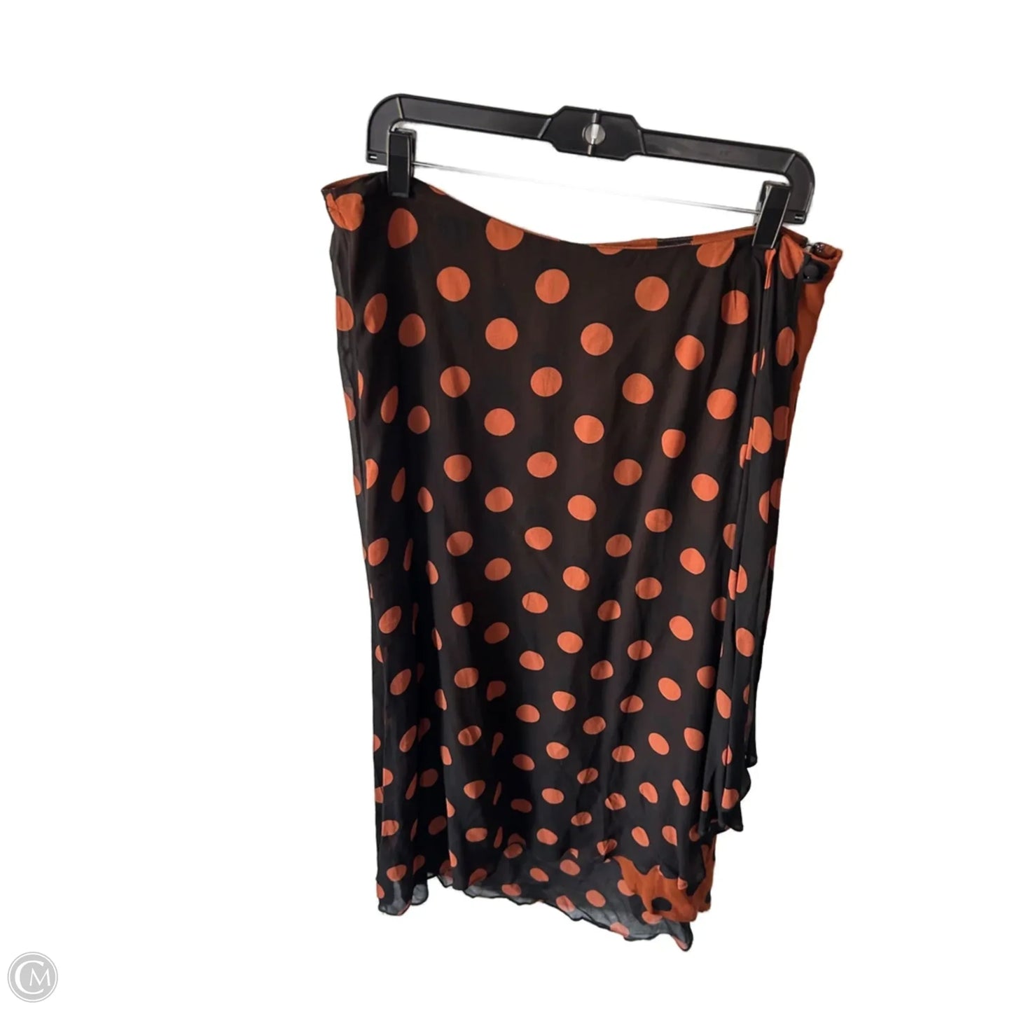 Skirt Midi By Maeve In Black & Brown, Size: 12