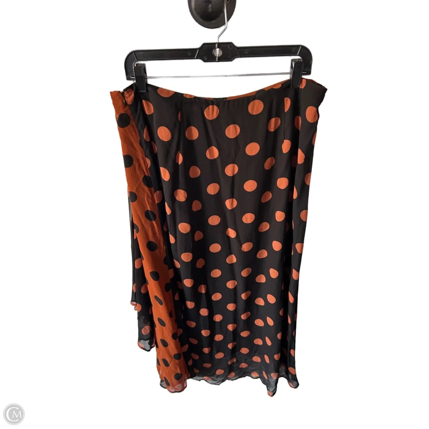 Skirt Midi By Maeve In Black & Brown, Size: 12
