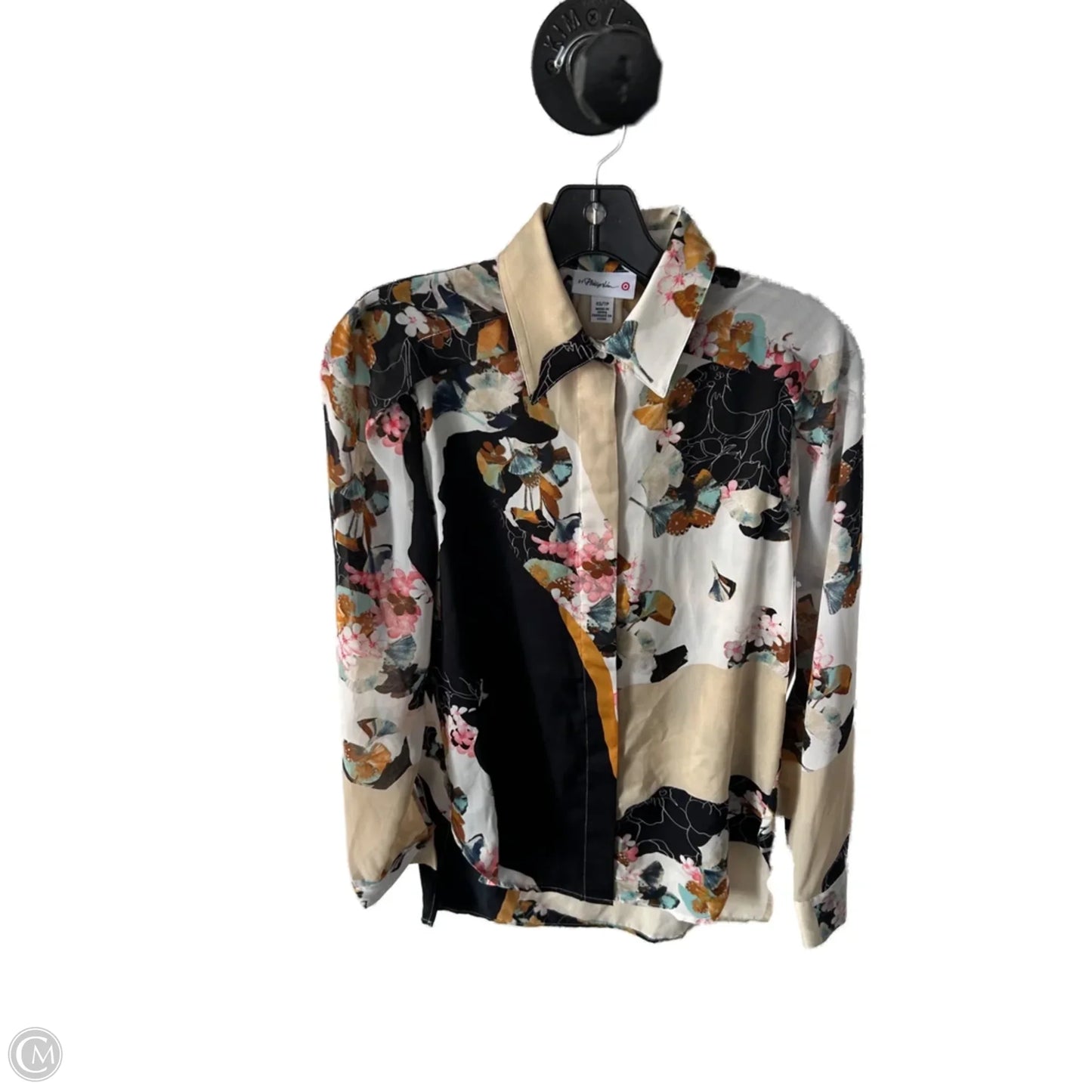 Top Long Sleeve By Target-designer In Black & Tan, Size: Xs
