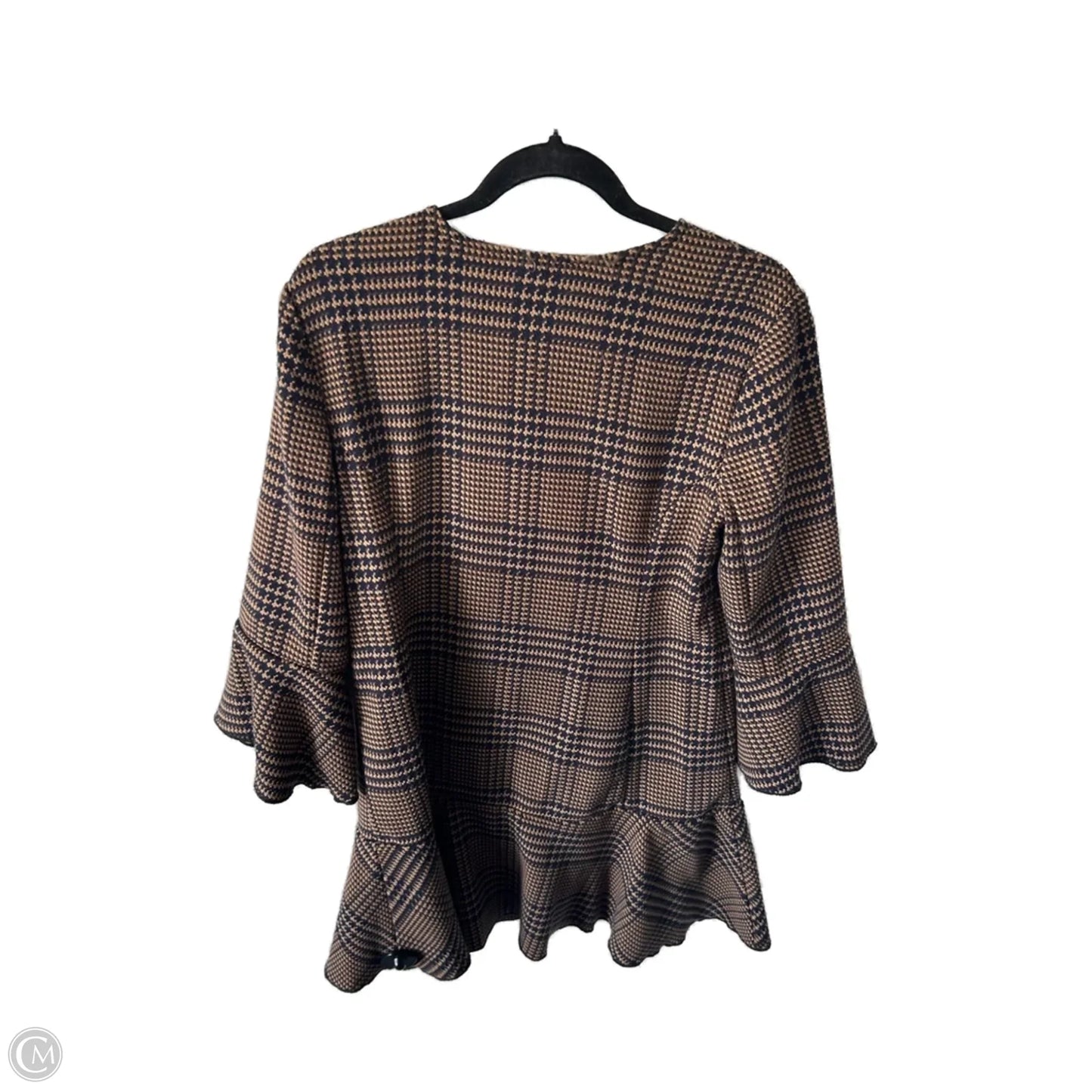 Blazer By Cabi In Brown & Tan, Size: S