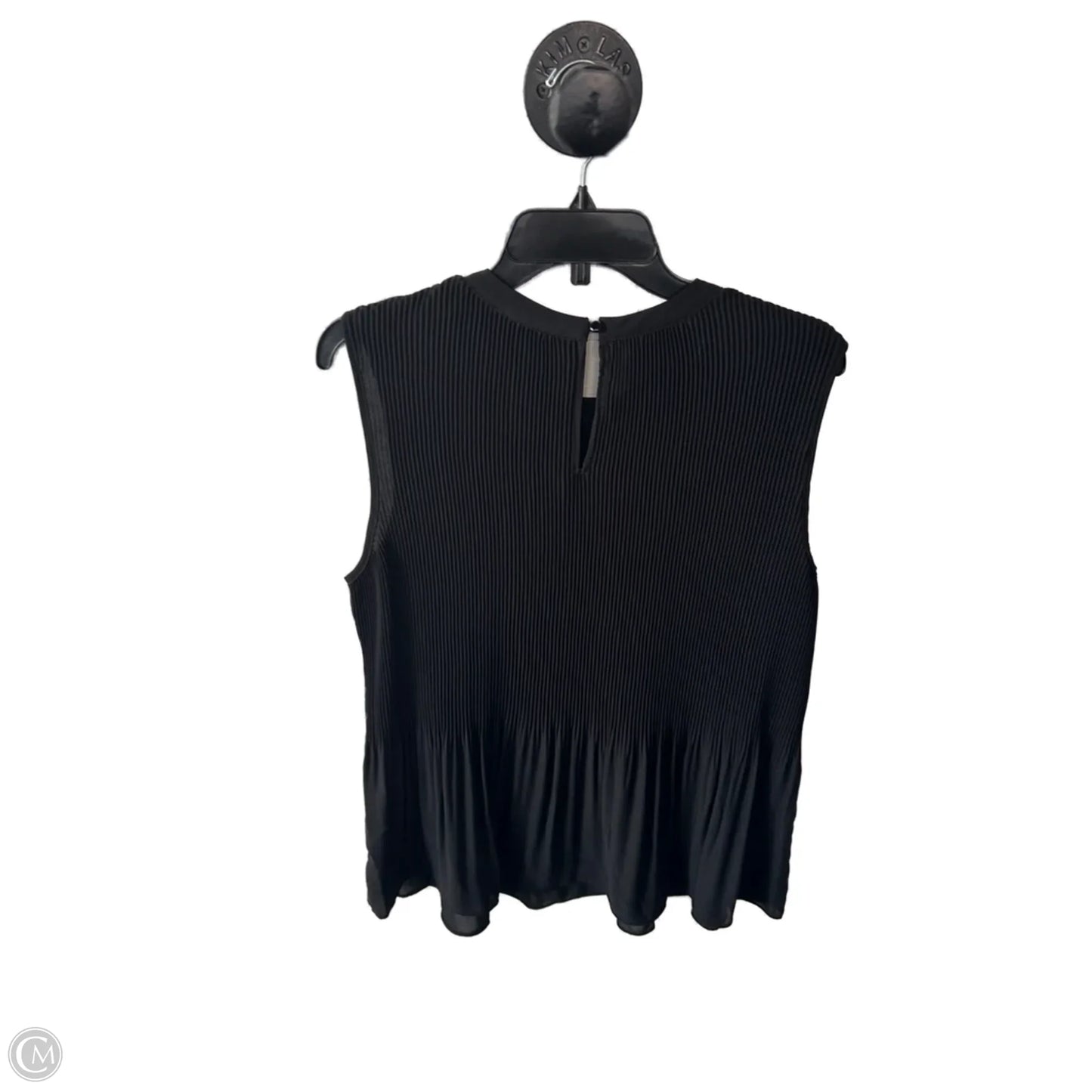 Top Sleeveless By Adrianna Papell In Black, Size: Xl