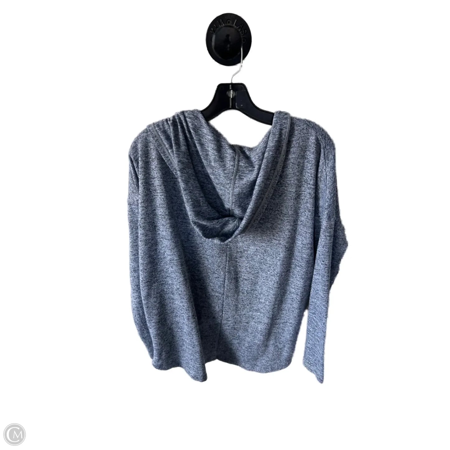 Athletic Top Long Sleeve Hoodie By Old Navy In Grey, Size: Mp