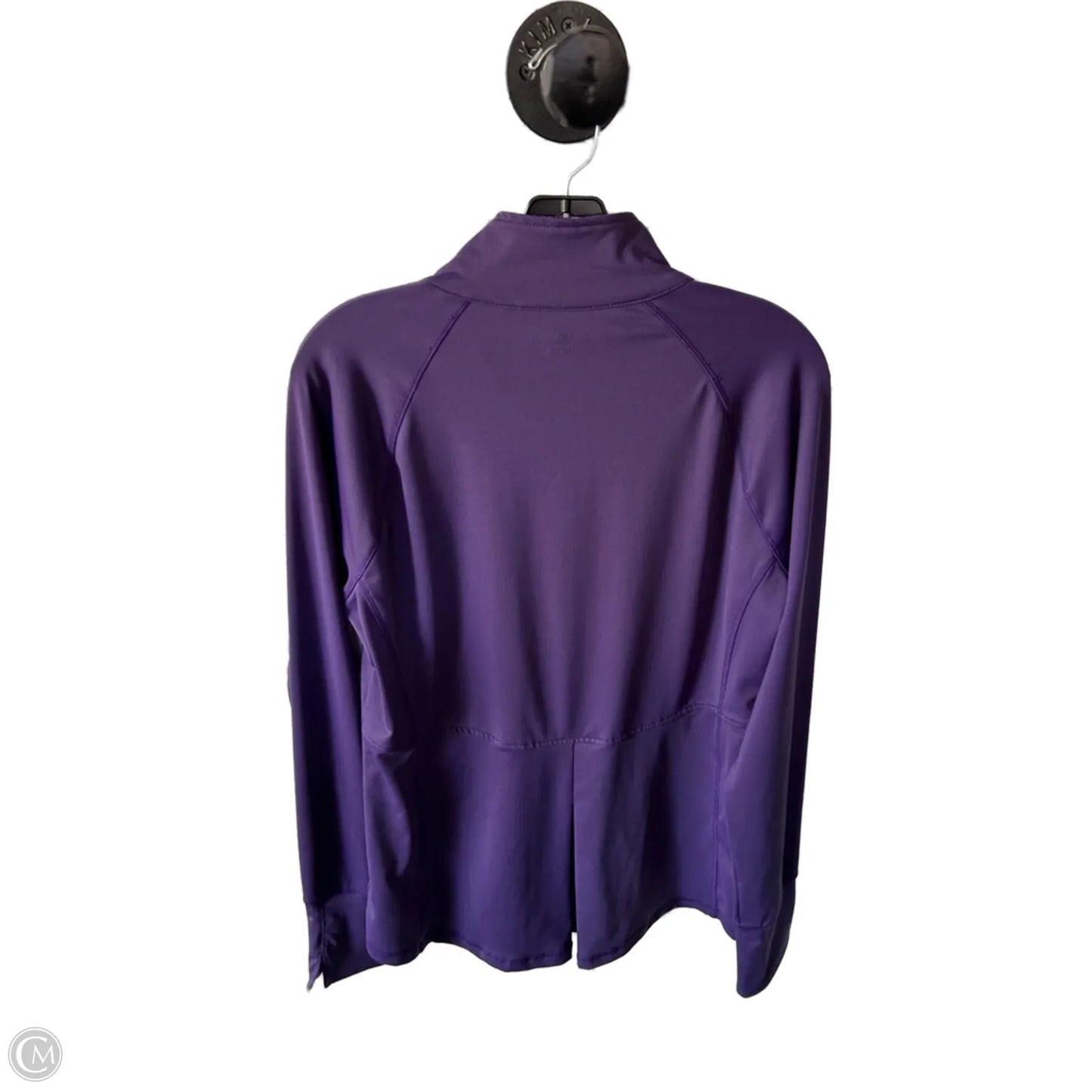Athletic Jacket By Danskin In Purple, Size: Xl