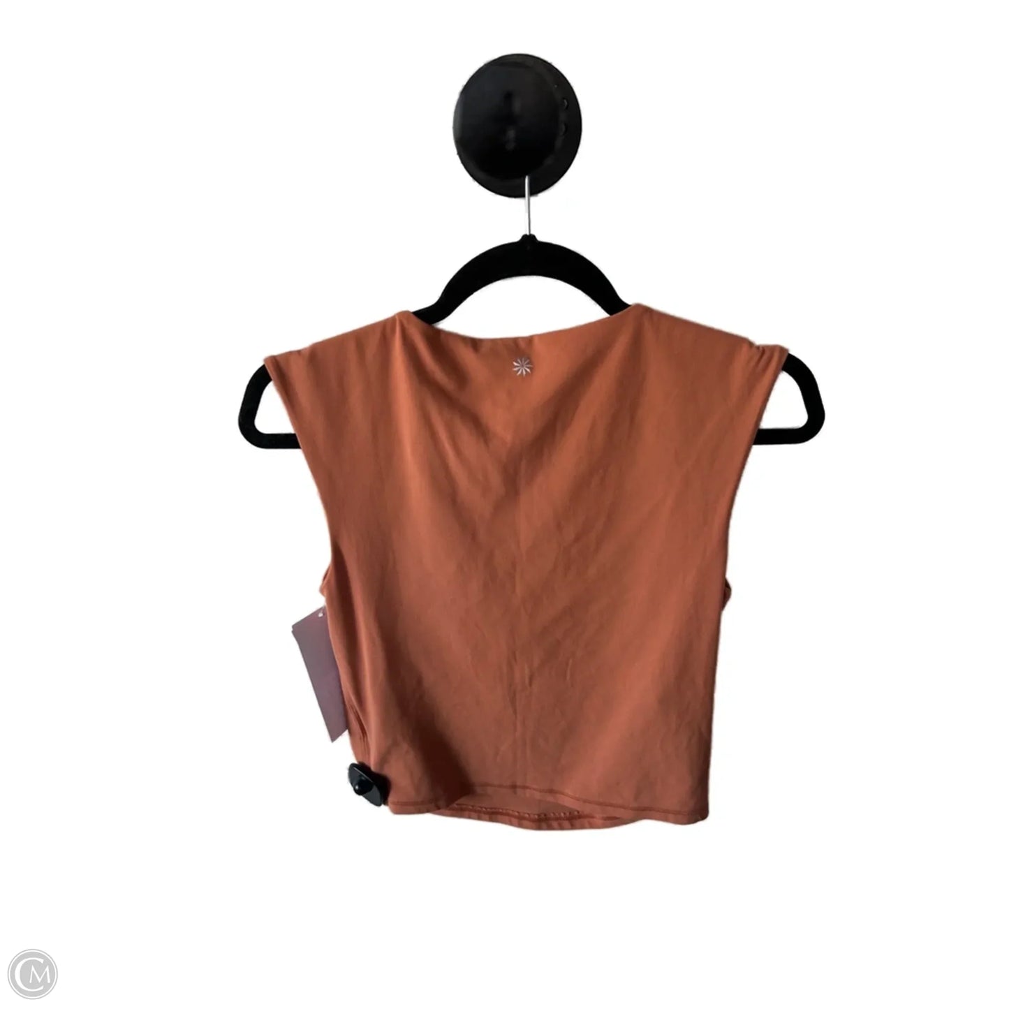 Athletic Top Short Sleeve By Athleta In Orange, Size: S