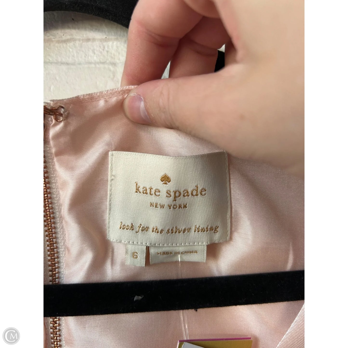 Dress Designer By Kate Spade In Peach, Size: S