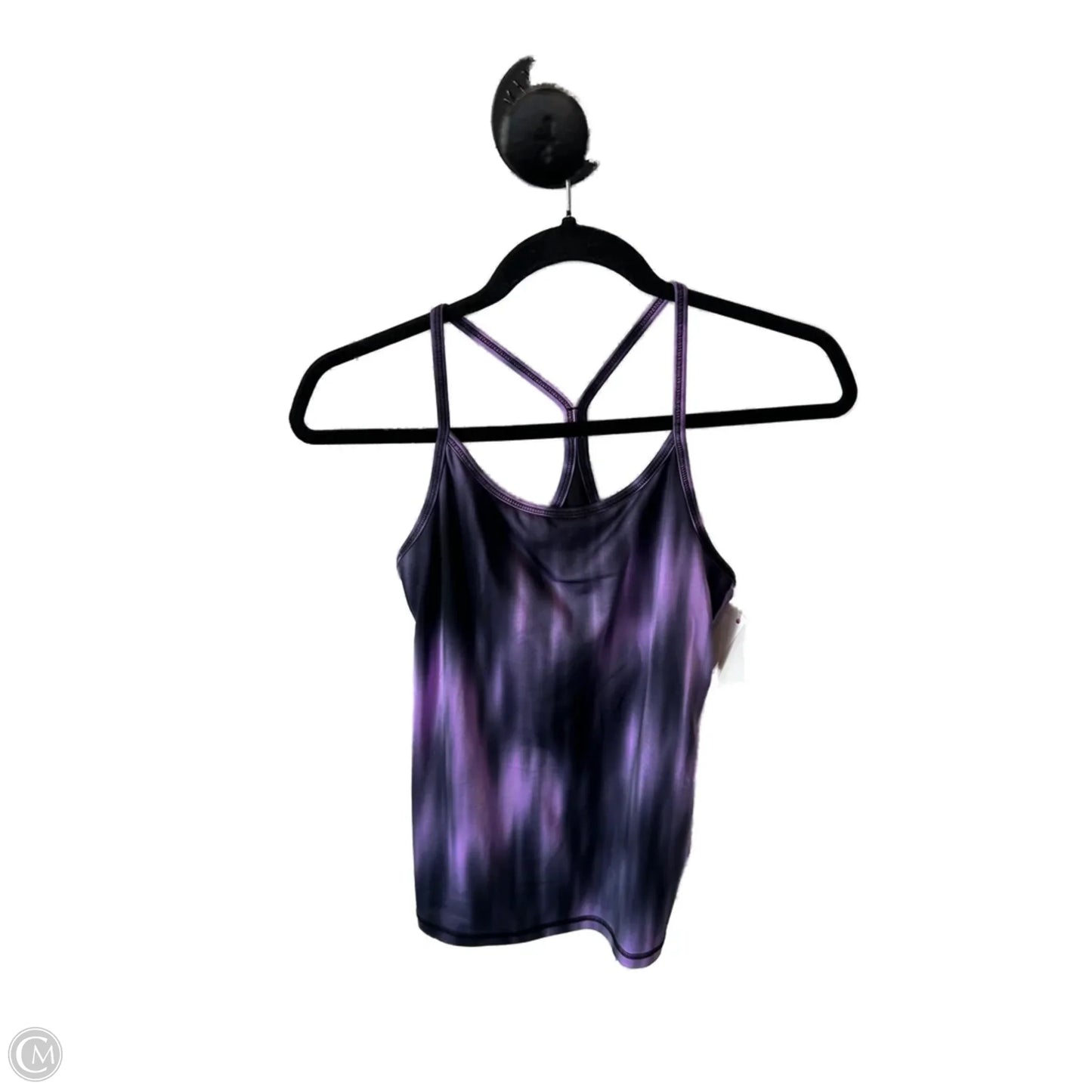 Athletic Tank Top By C9 By Champion In Black & Purple, Size: S