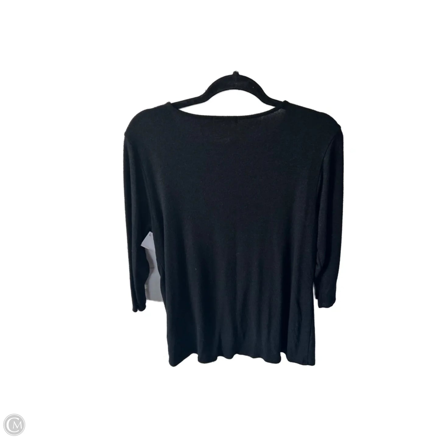 Top Long Sleeve By Matty M In Black, Size: S