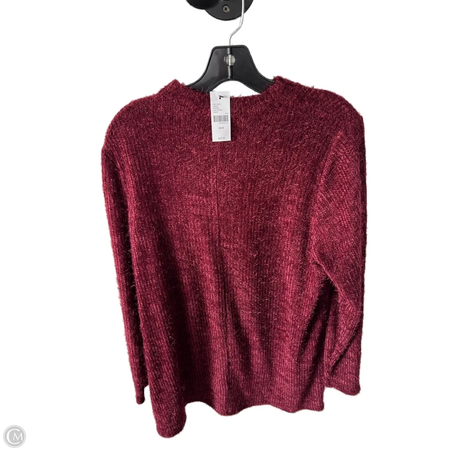 Sweater By Lane Bryant In Red, Size: 1x