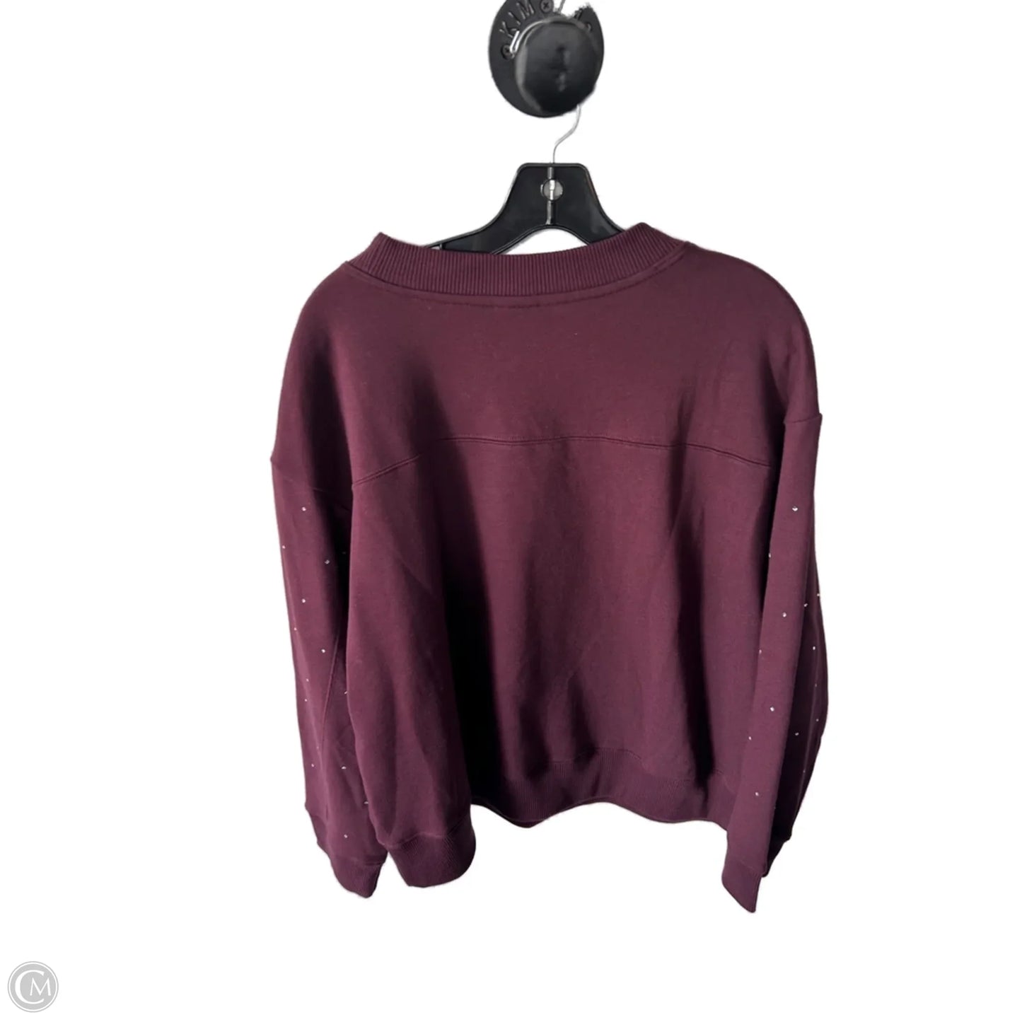 Sweatshirt Crewneck By A New Day In Maroon, Size: Xxl