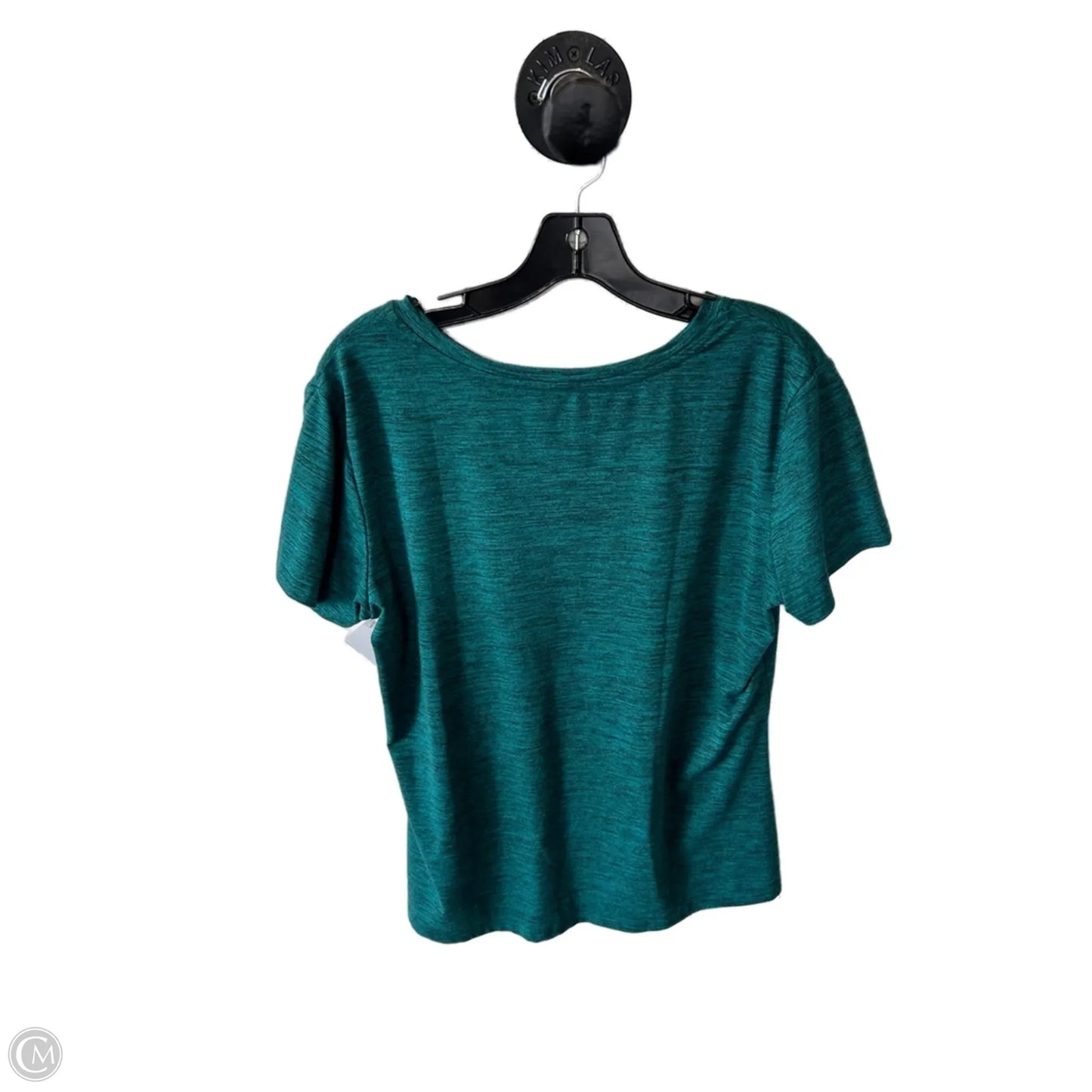 Athletic Top Short Sleeve By Amazon Essentials In Green, Size: L