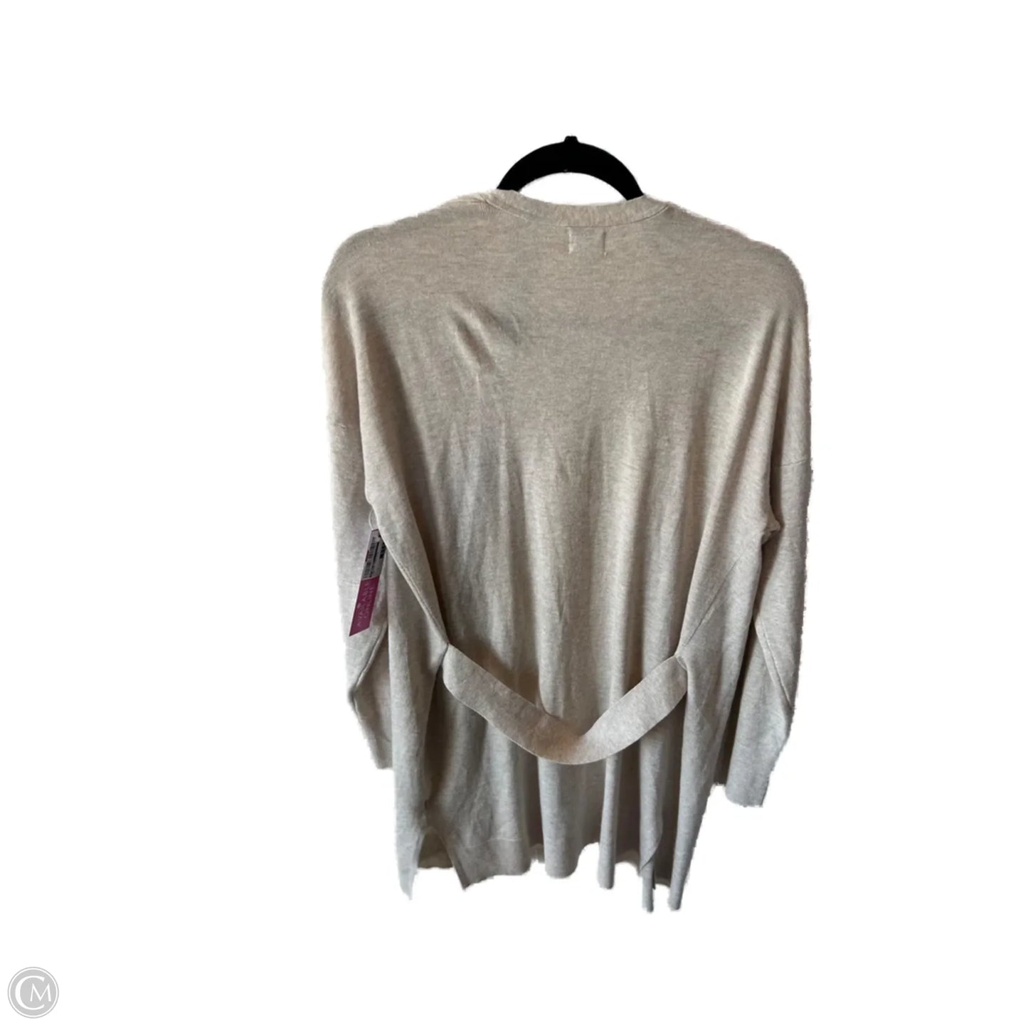 Sweater Cardigan By A New Day In Tan, Size: L