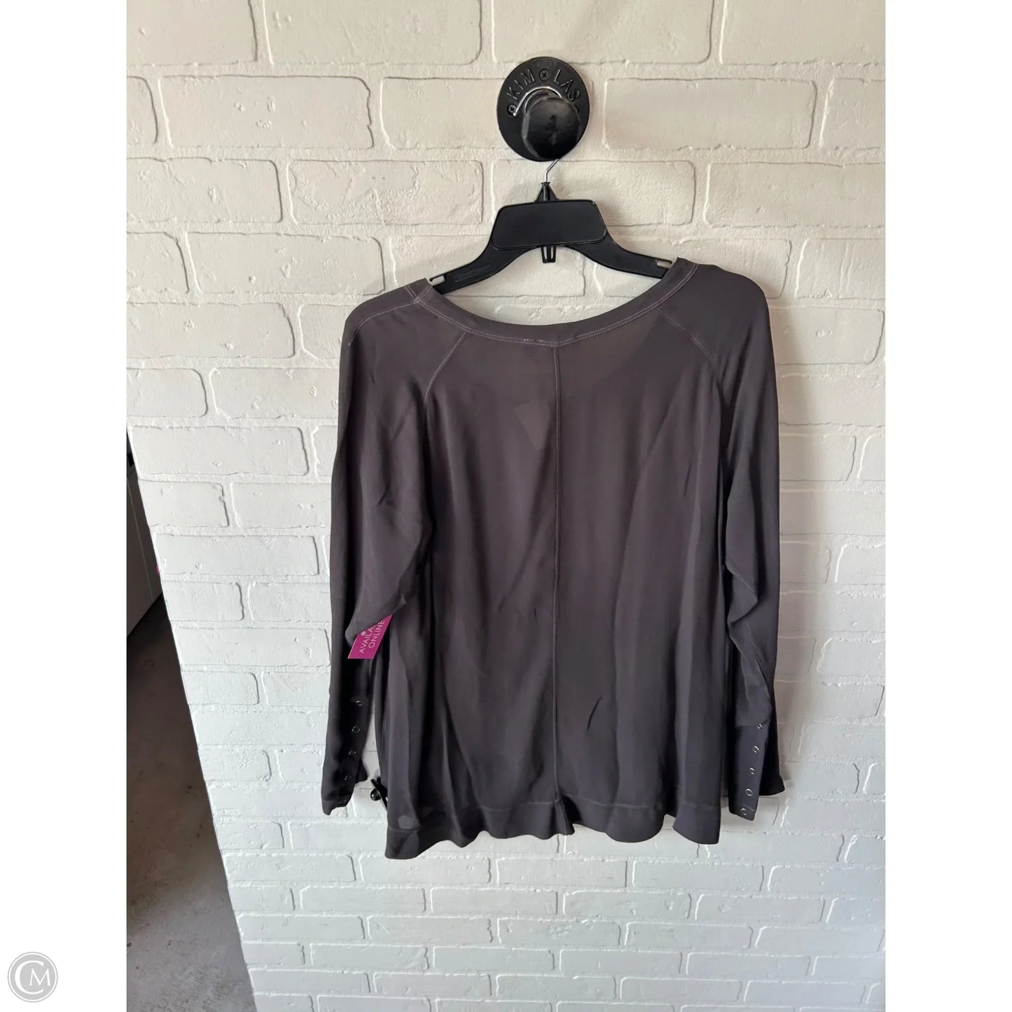 Tunic Long Sleeve By Wilt In Grey, Size: M
