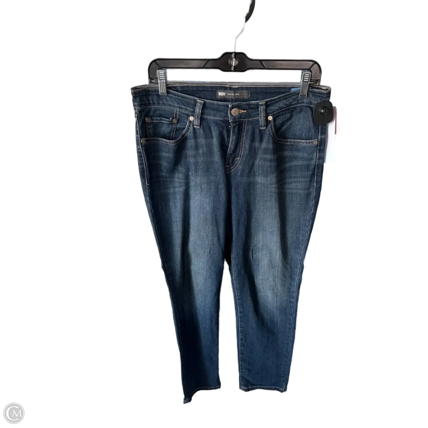Jeans Skinny By Levis In Blue Denim, Size: 8