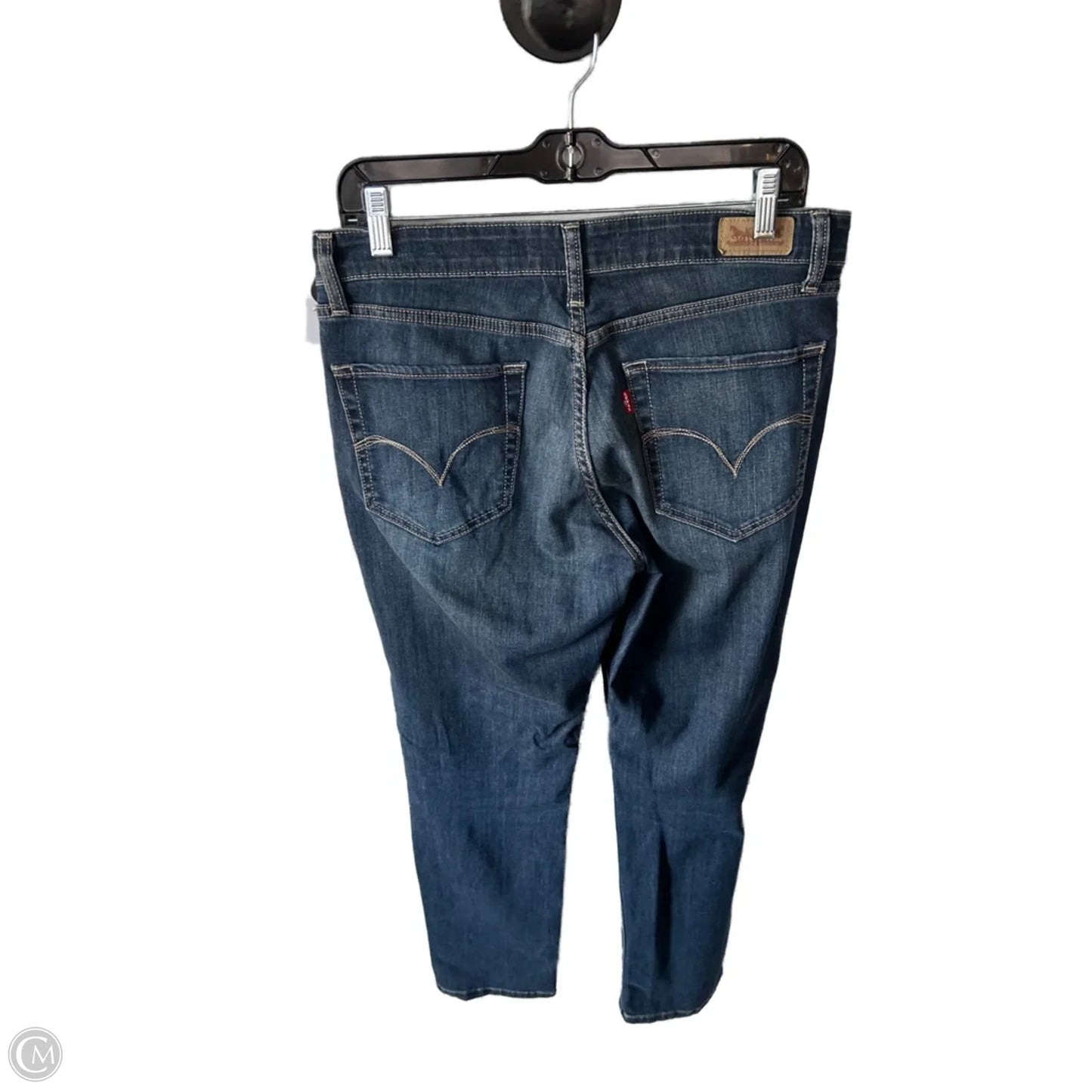 Jeans Skinny By Levis In Blue Denim, Size: 8