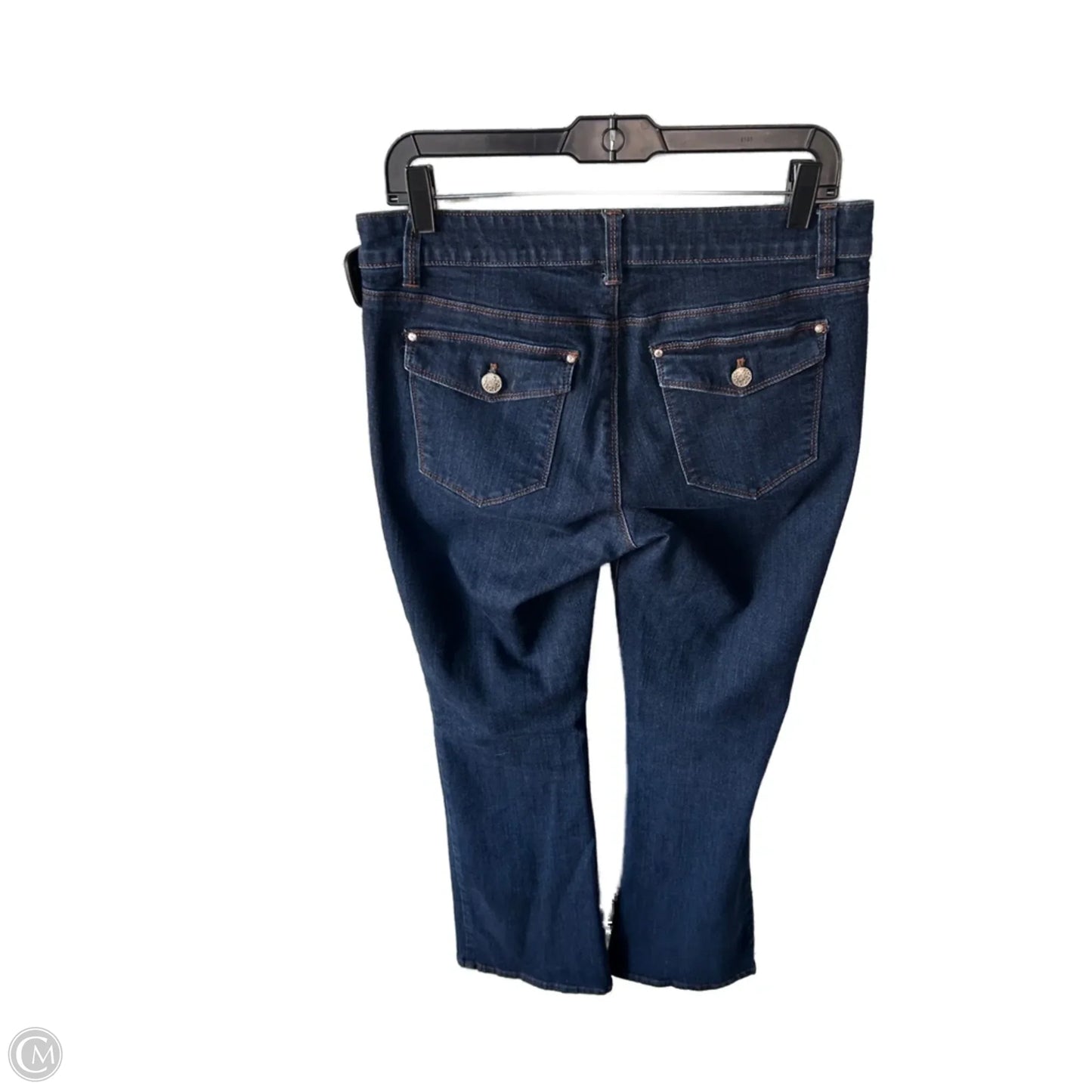 Jeans Flared By White House Black Market In Blue Denim, Size: 8p
