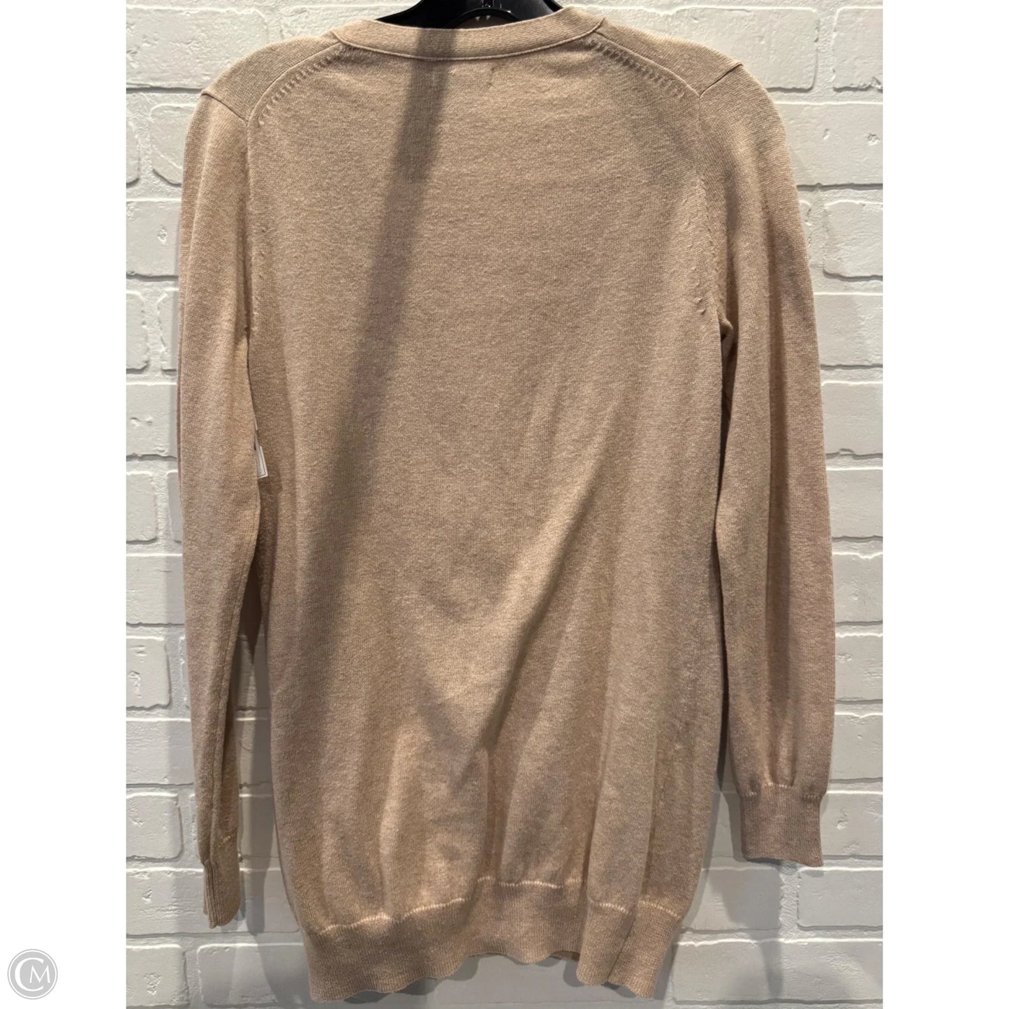 Sweater Cardigan By Old Navy In Tan, Size: S