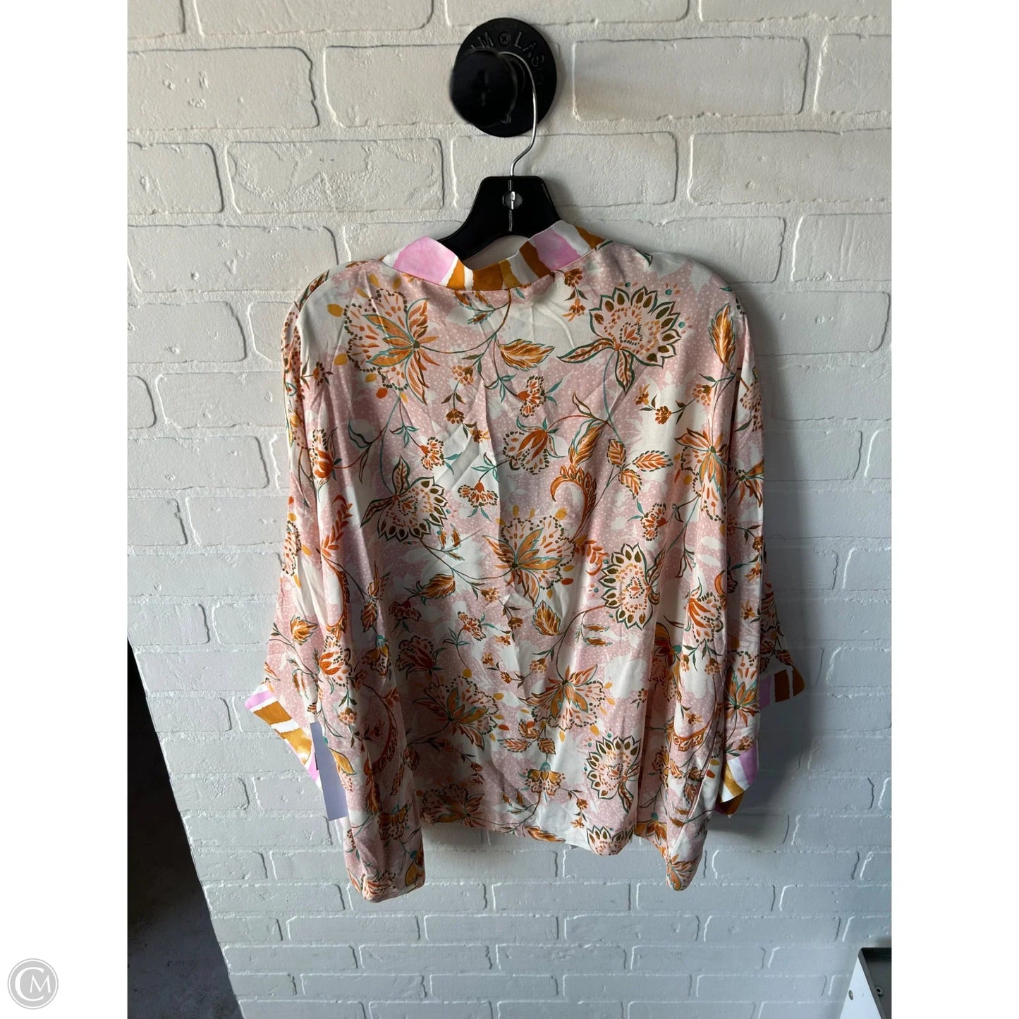 Kimono By Cme In Orange & Pink, Size: L