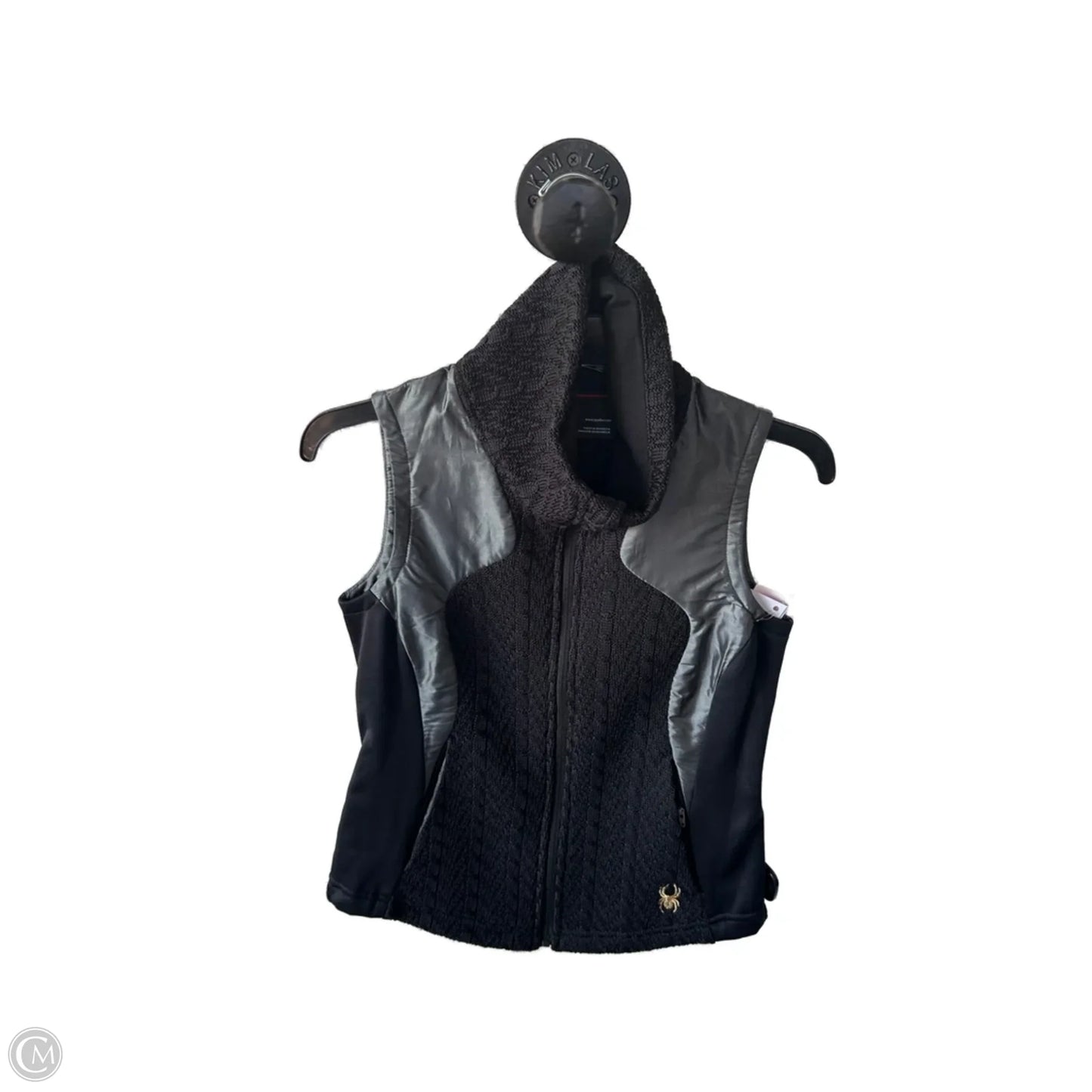 Vest Other By Spyder In Black & Grey, Size: S