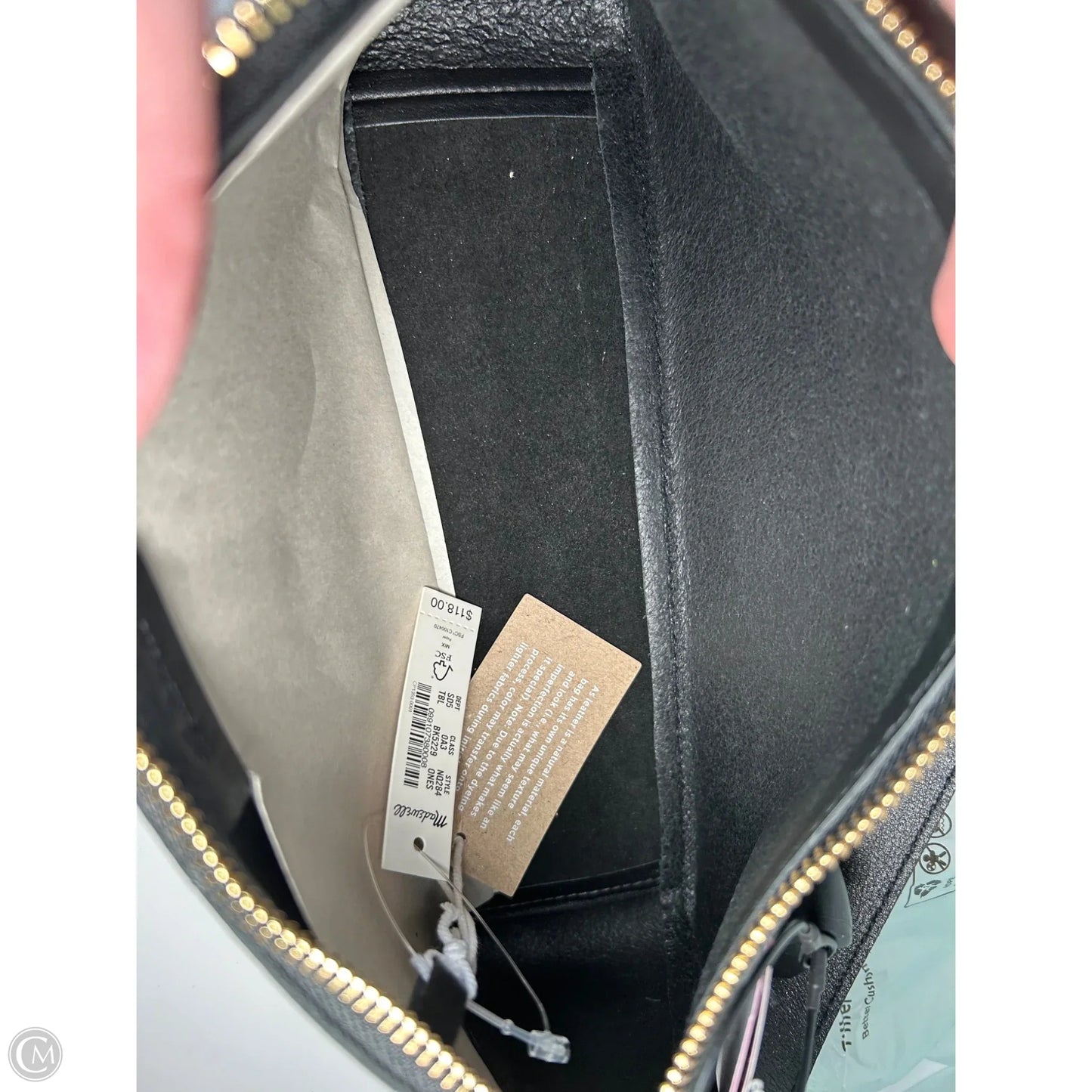 Handbag Leather By Madewell, Size: Small