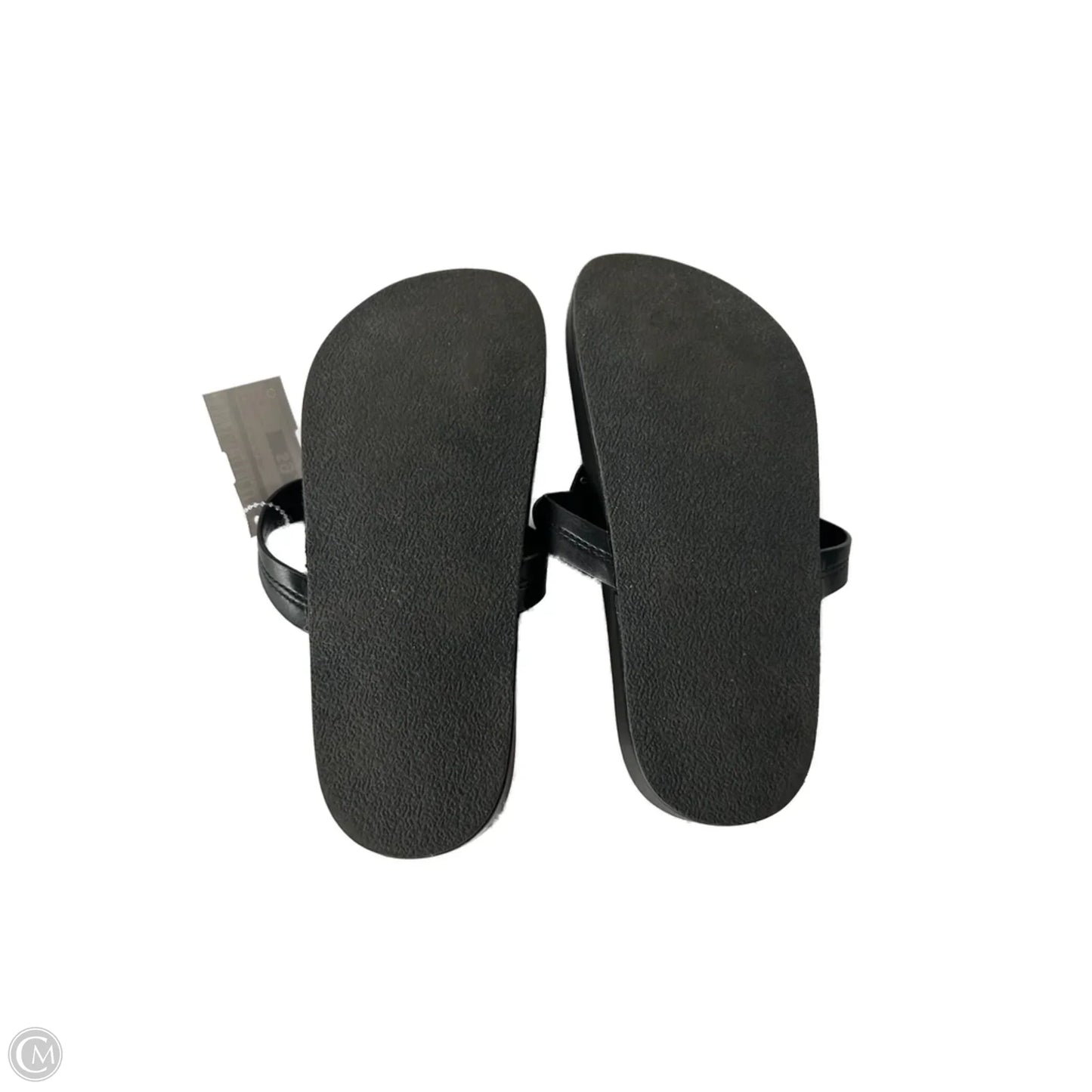 Sandals Flip Flops By Dv In Black, Size: 6