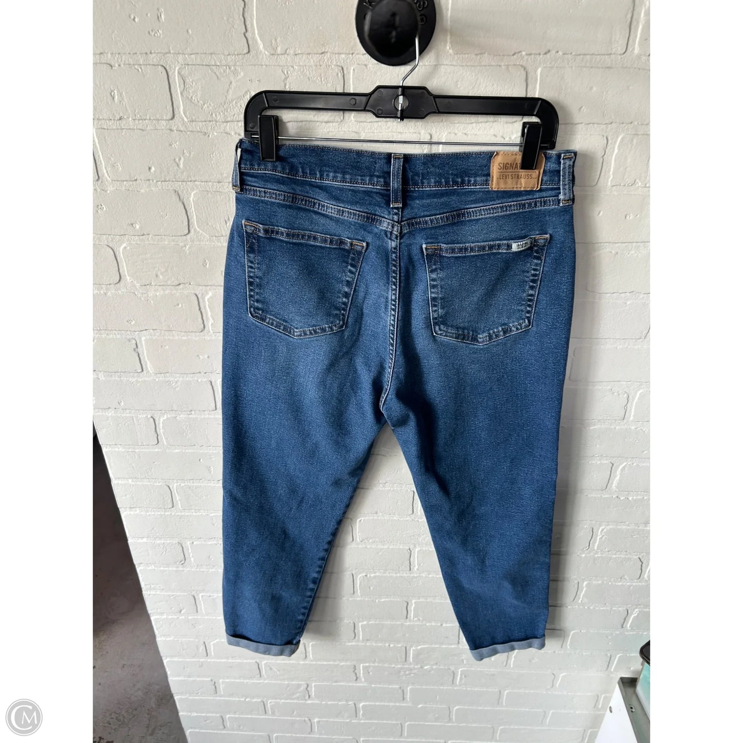 Jeans Boyfriend By Levis In Blue Denim, Size: 6