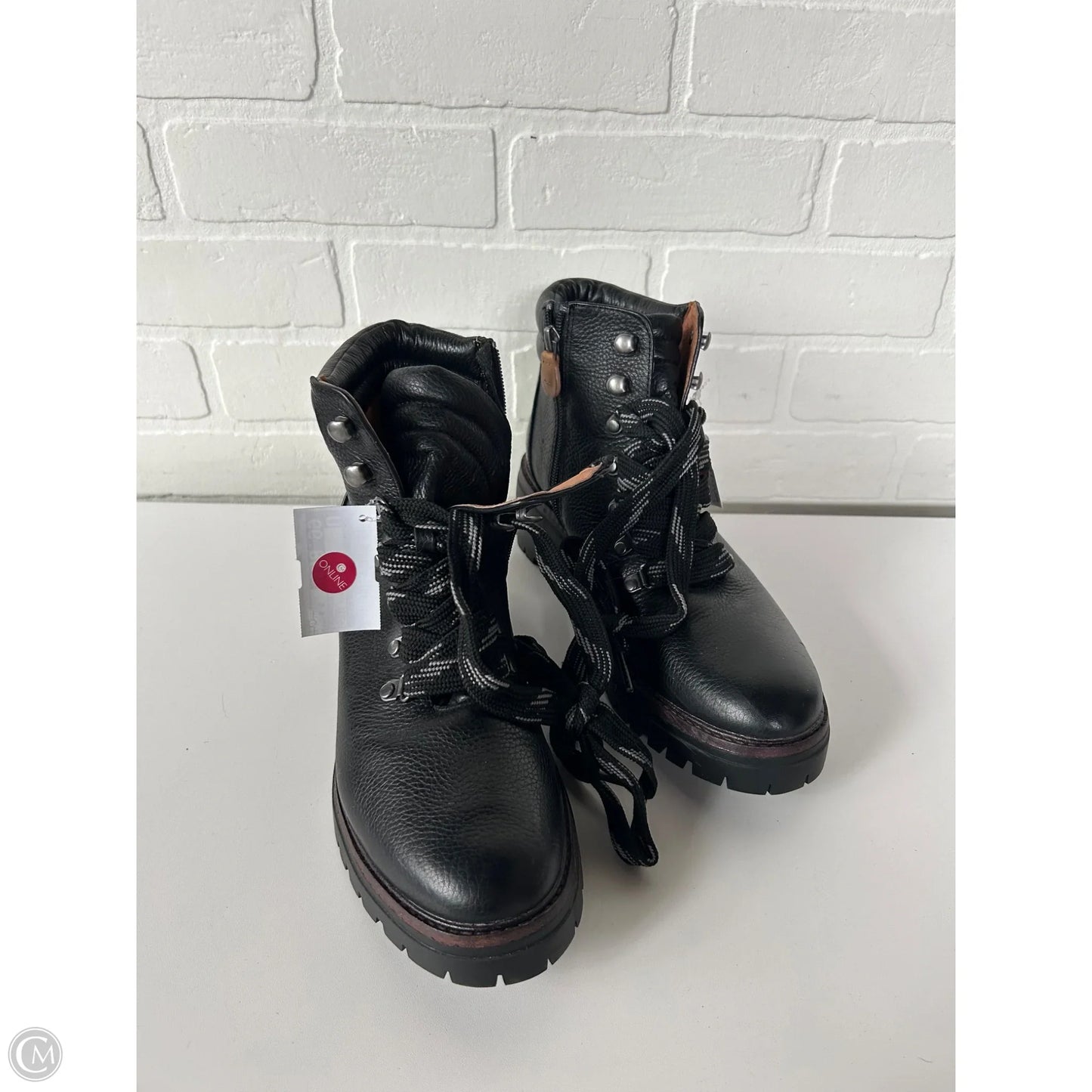 Boots Ankle Heels By Gentle Souls In Black, Size: 8.5
