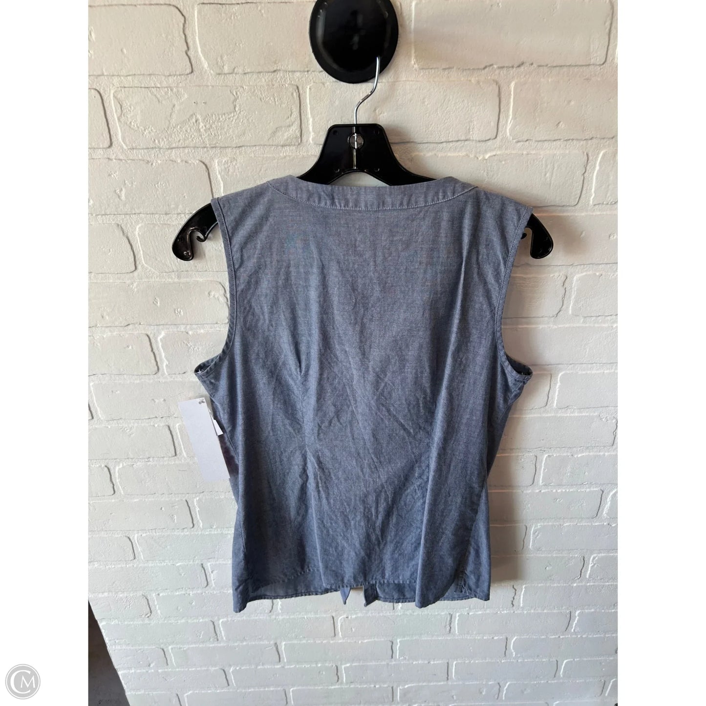 Top Sleeveless By Outback Red In Blue, Size: S