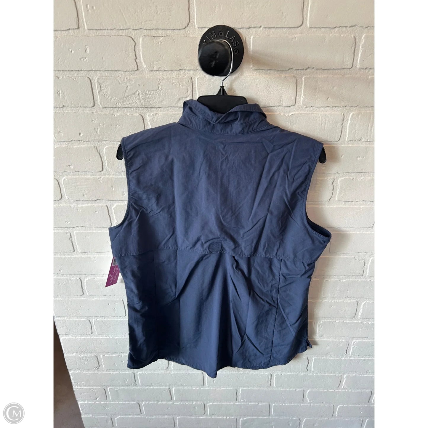 Top Sleeveless By Eddie Bauer In Blue, Size: L