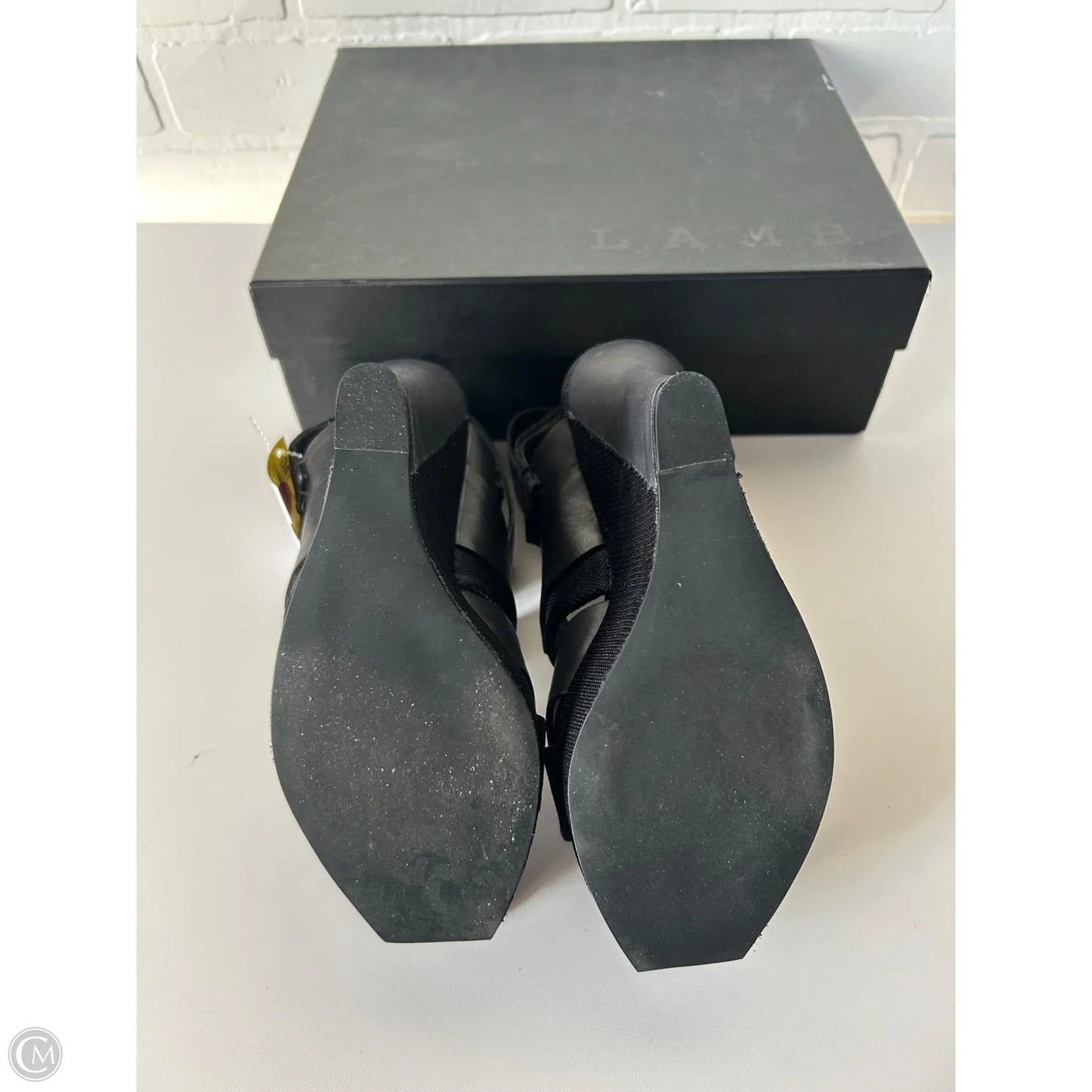 Sandals Heels Wedge By Bare Traps In Black, Size: 8