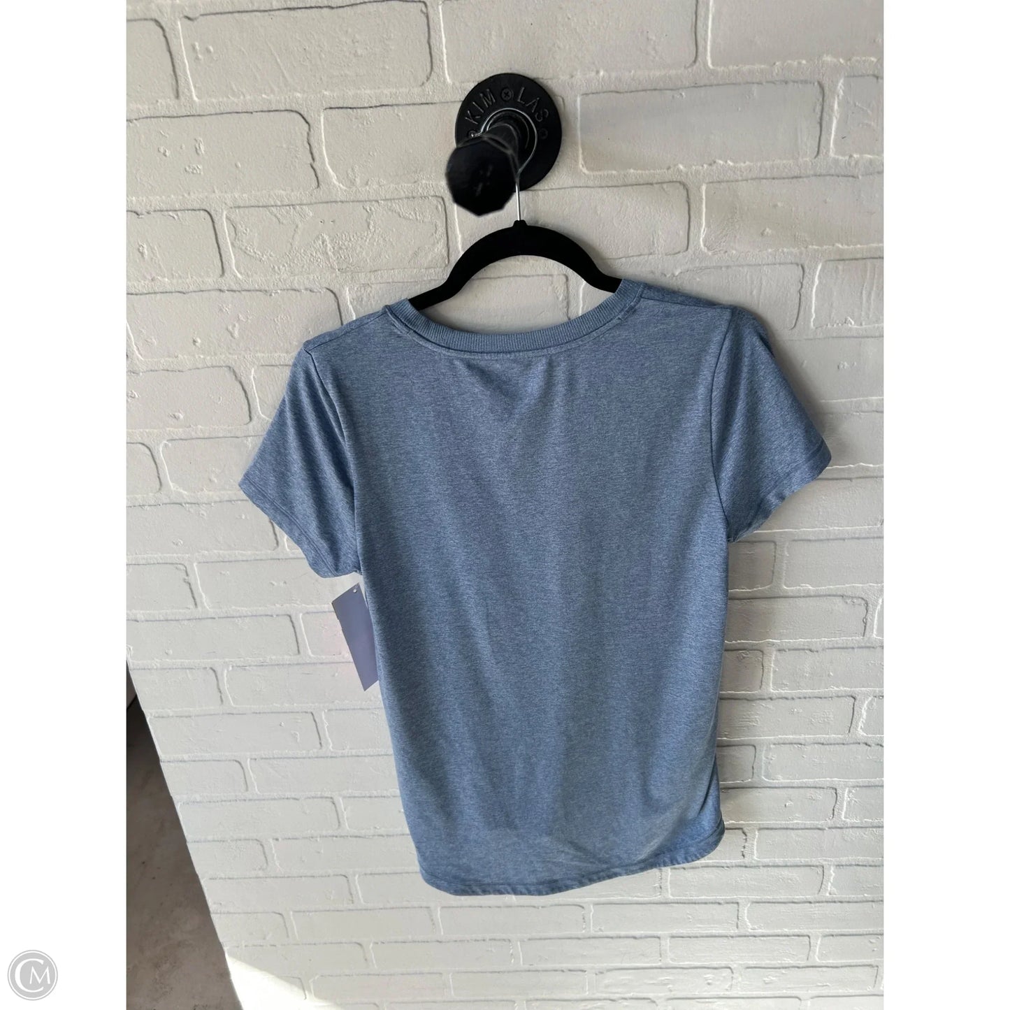 Athletic Top Short Sleeve By Athleta In Blue, Size: S