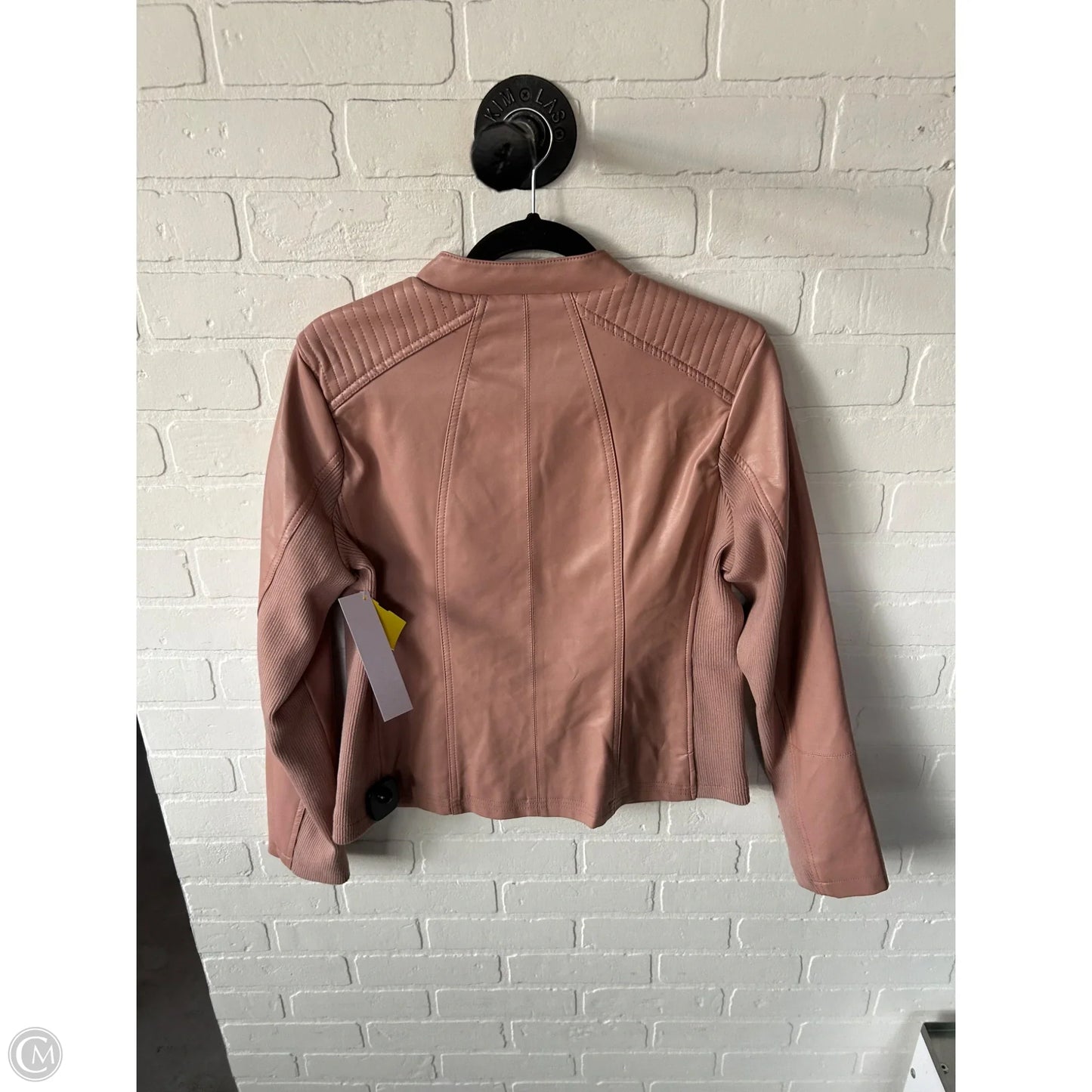 Jacket Moto By New Directions In Pink, Size: M