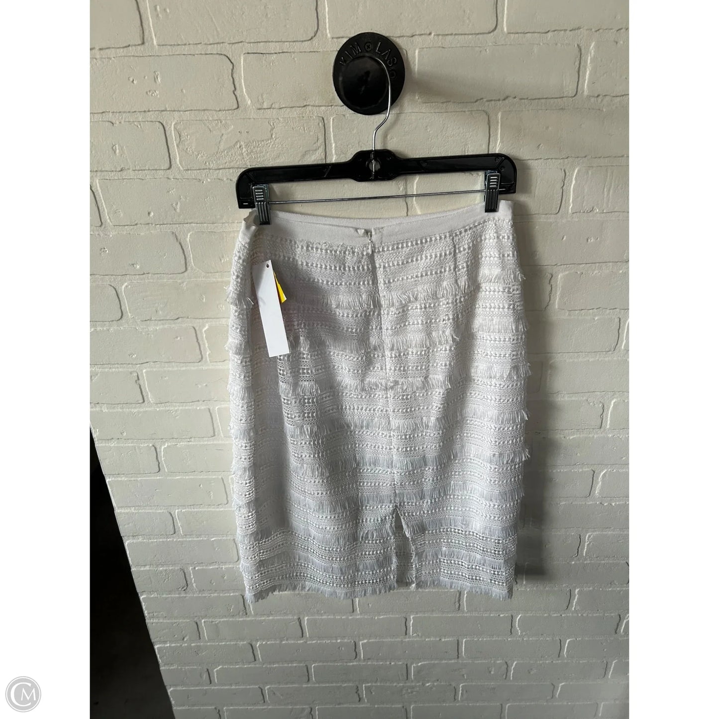 Skirt Midi By White House Black Market In White, Size: 10