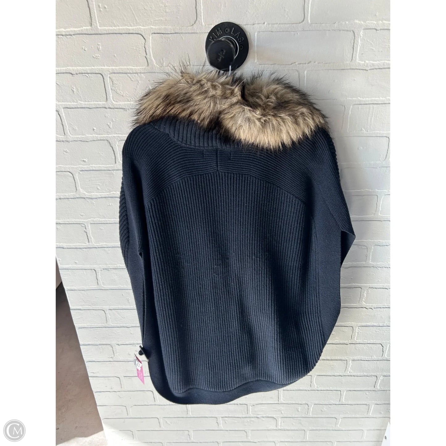 Vest Sweater By Michael By Michael Kors In Blue & Brown, Size: M