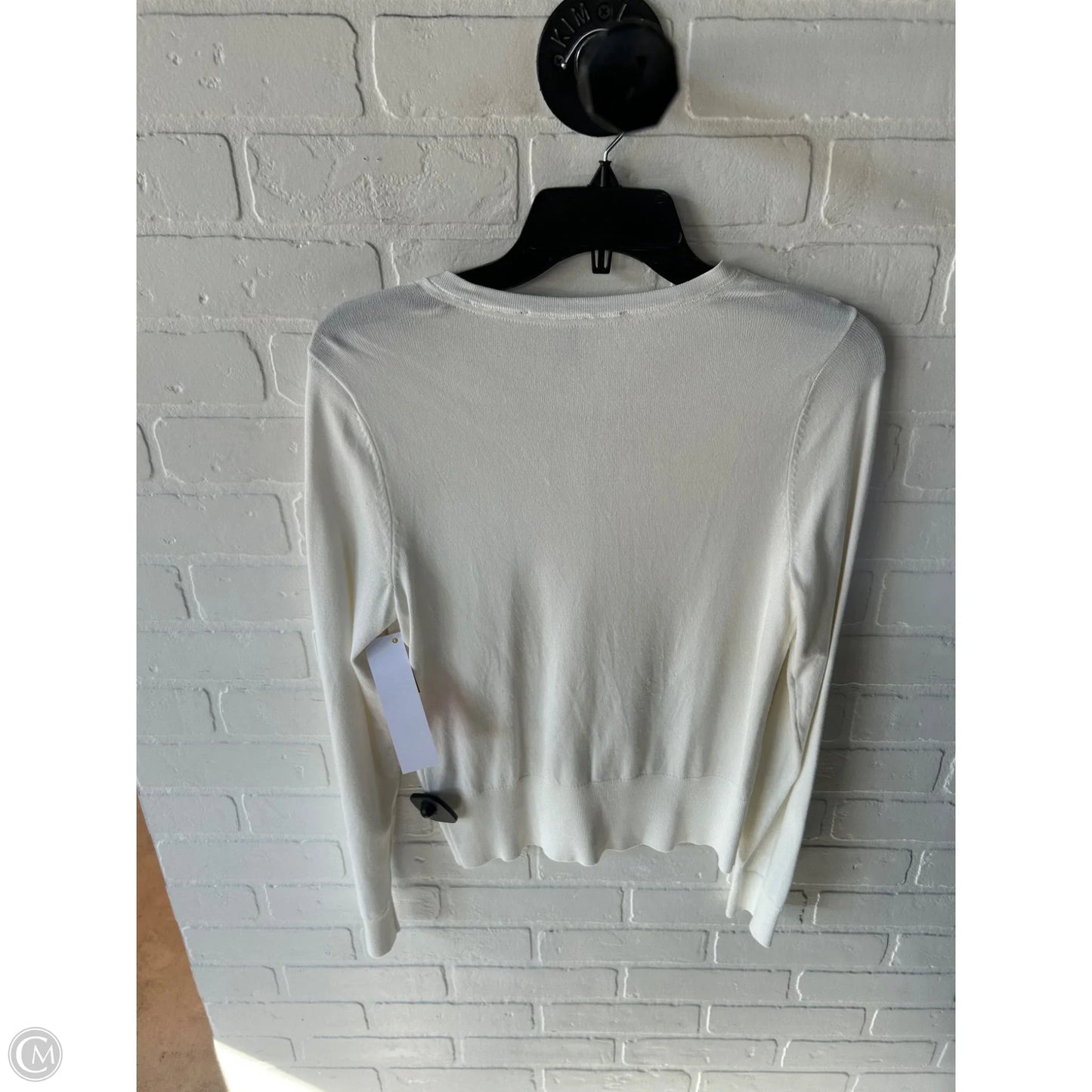 Sweater Cardigan By White House Black Market In White, Size: S