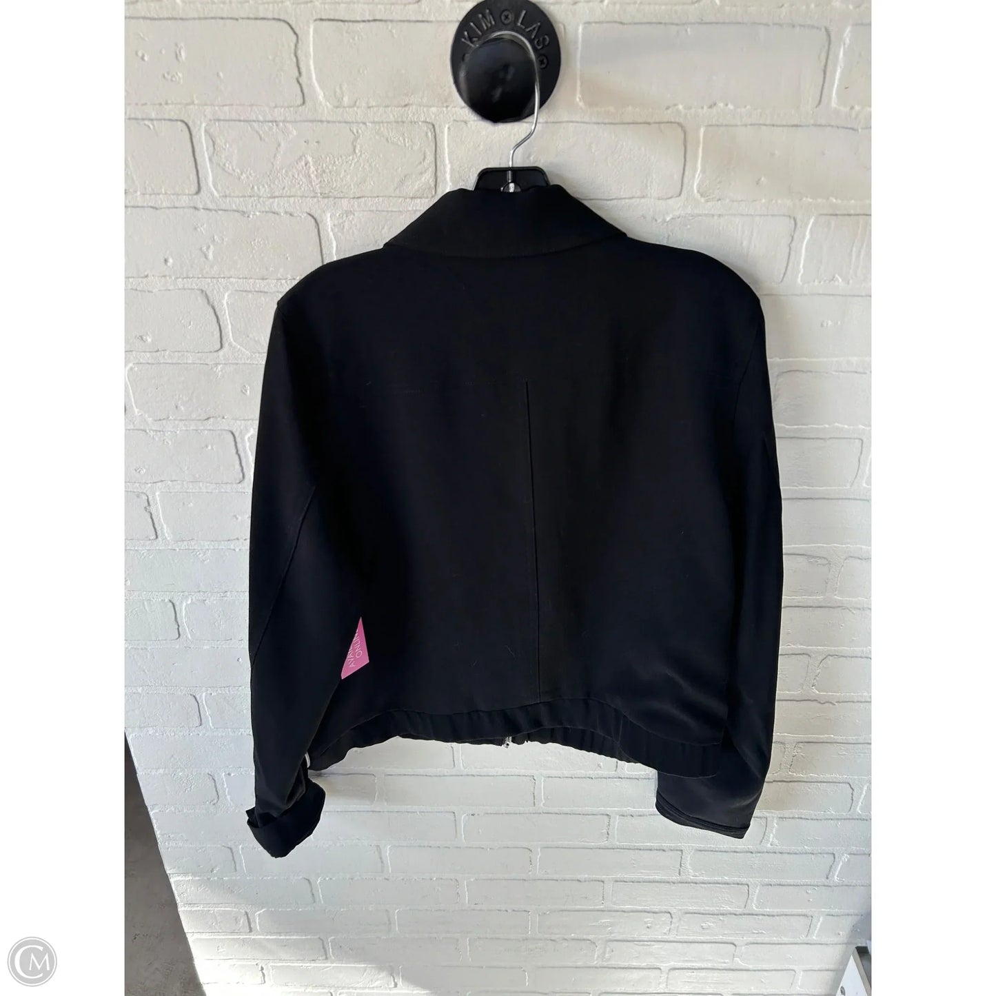 Jacket Other By Calvin Klein In Black & Silver, Size: L