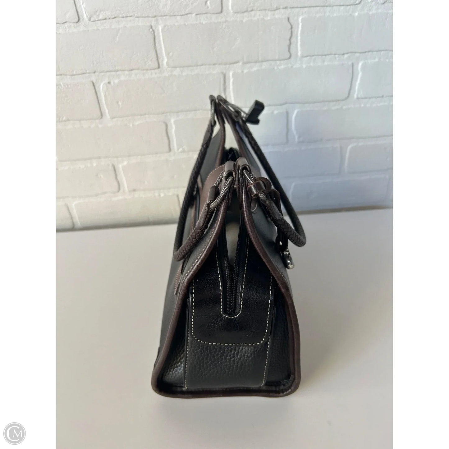 Handbag Leather By Brighton, Size: Medium